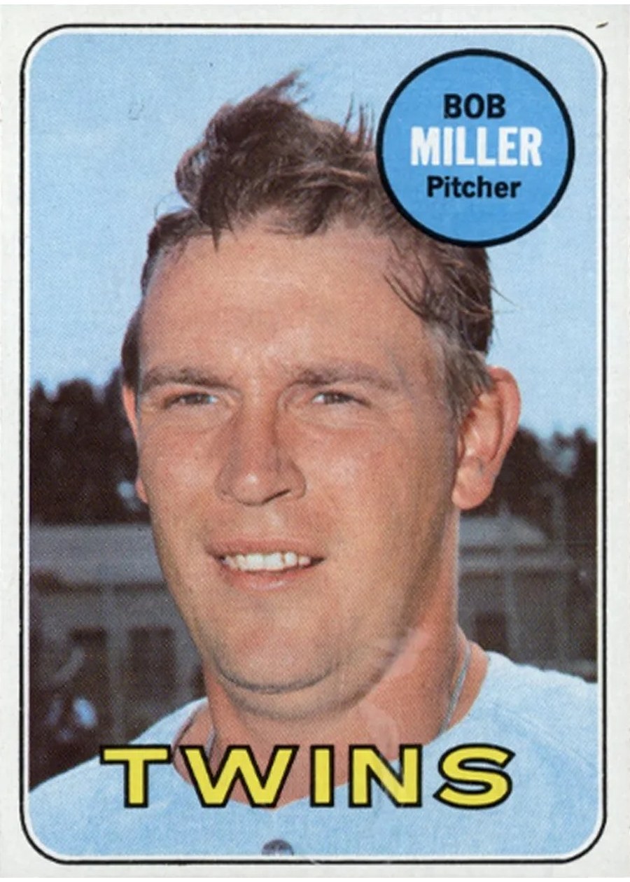 1969 Topps #403 Bob Miller, Minnesota Twins