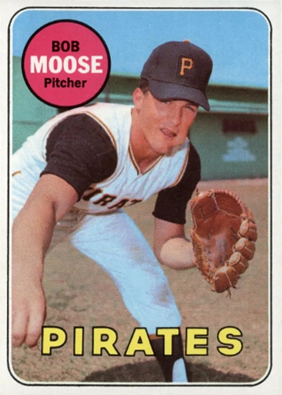1969 Topps #409 Bob Moose, Pittsburgh Pirates
