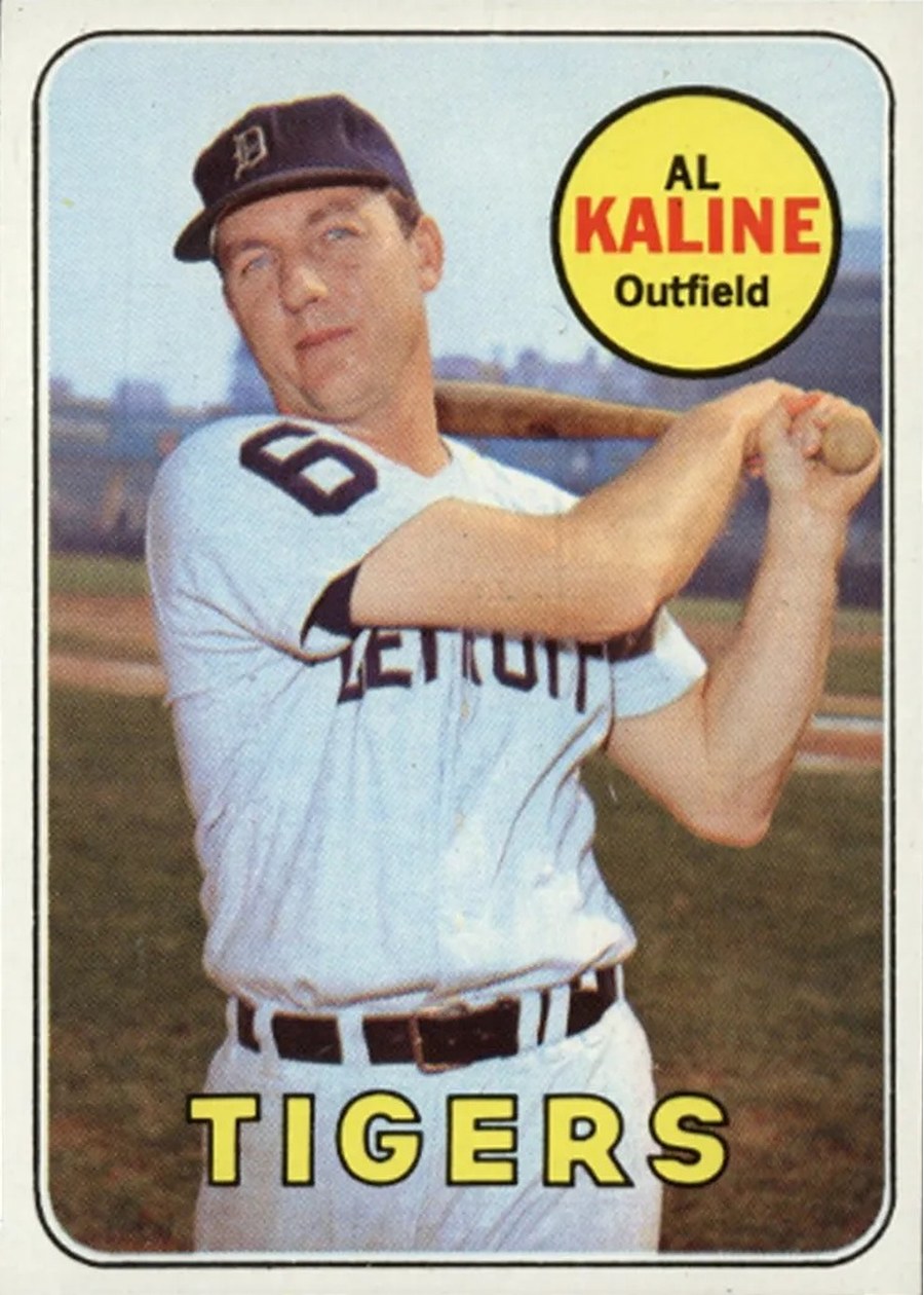 1969 Topps #410 Al Kaline, Detroit Tigers