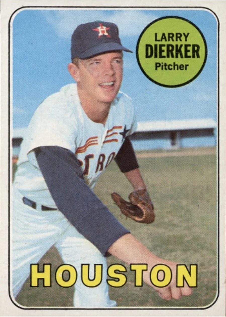 1969 Topps #411 Larry Dierker, Houston Astros