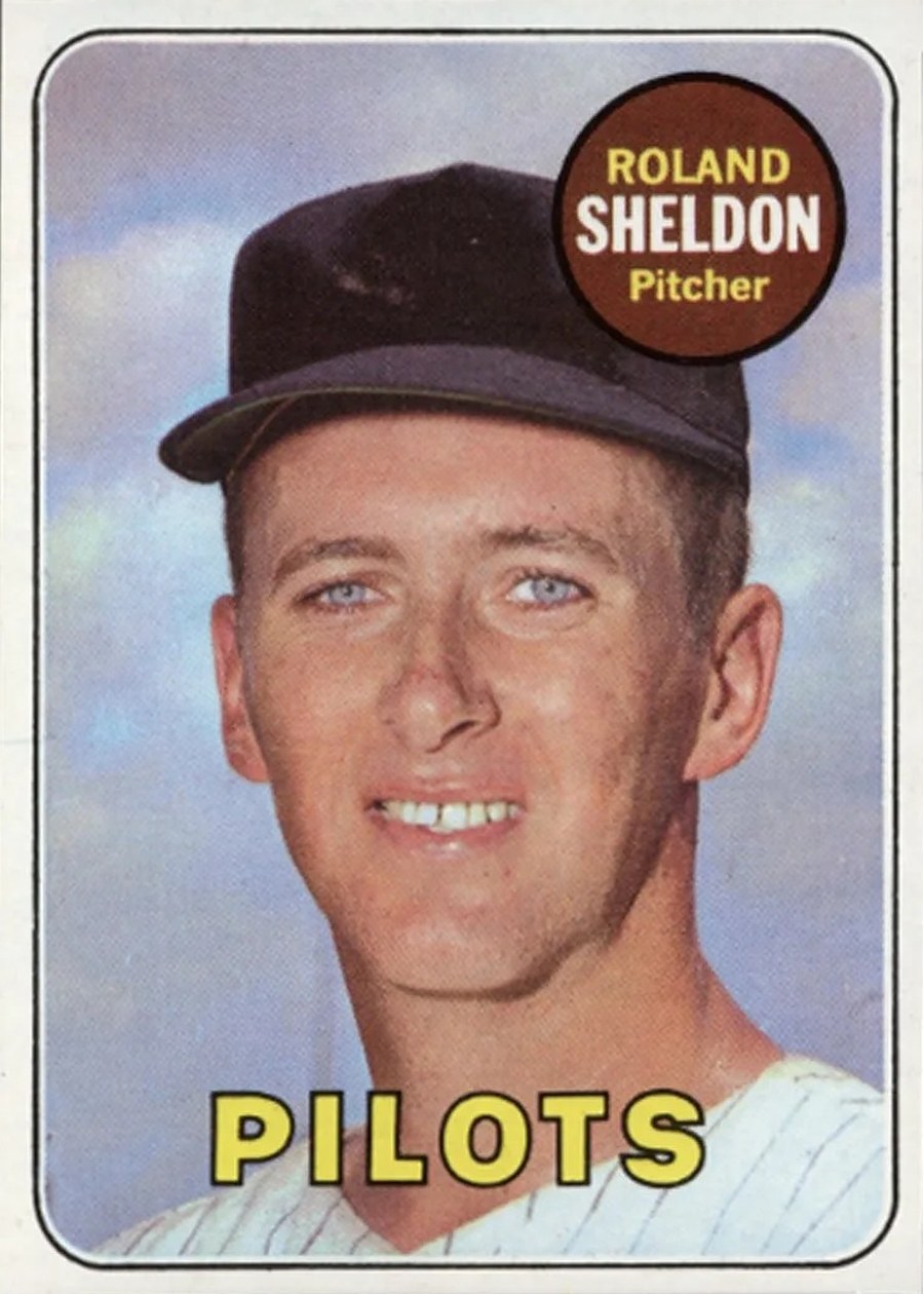 1969 Topps #413 Roland Sheldon, Seattle Pilots