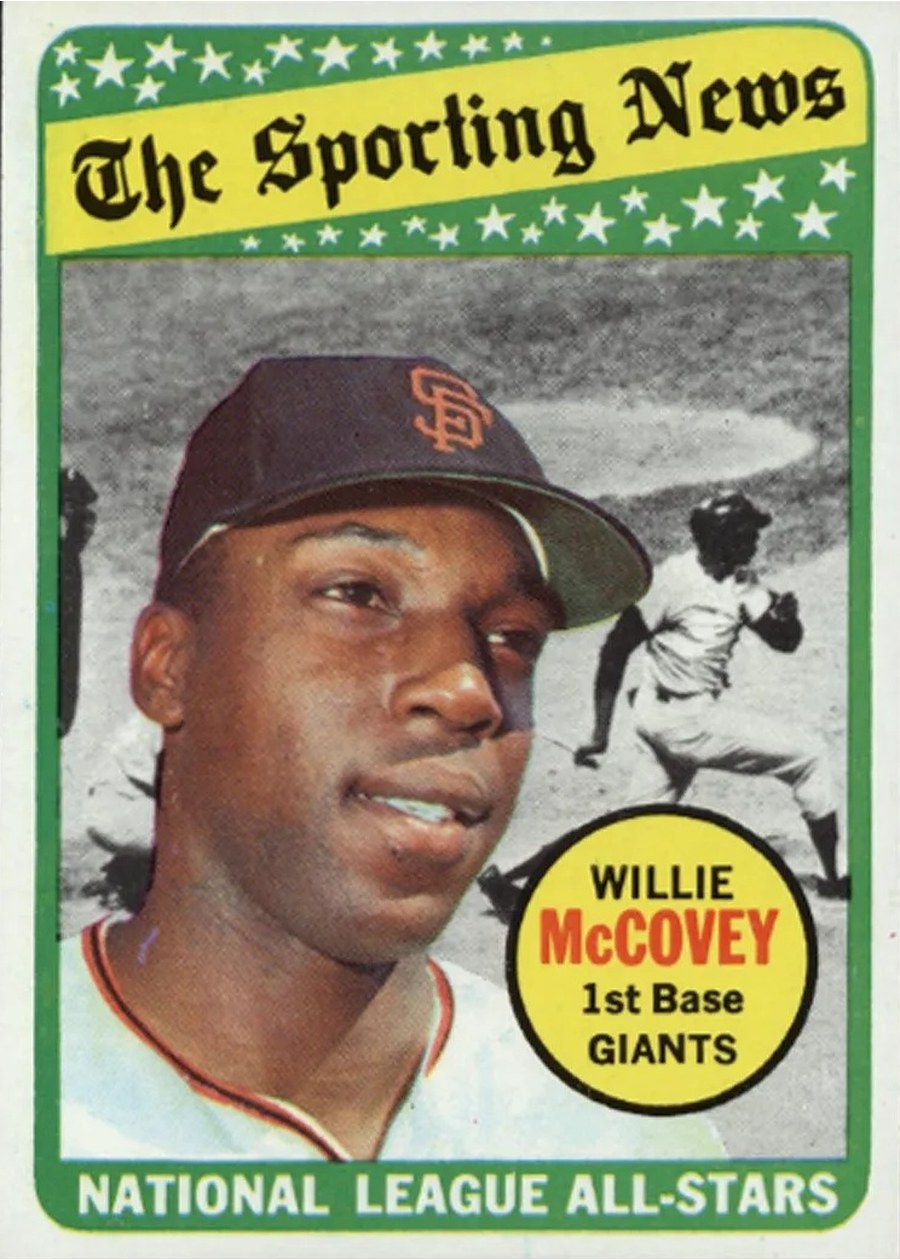 1969 Topps #416 Willie McCovey, San Francisco Giants
