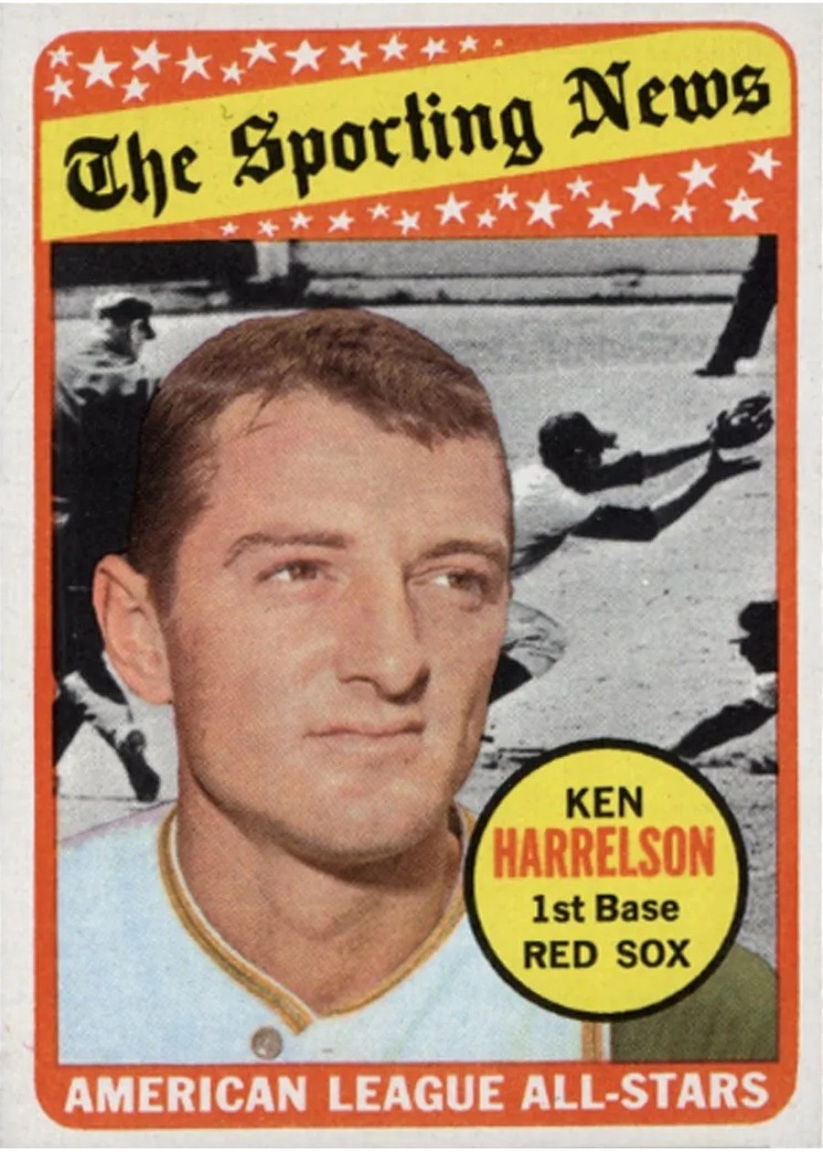 1969 Topps #417 Ken Harrelson, Boston Red Sox
