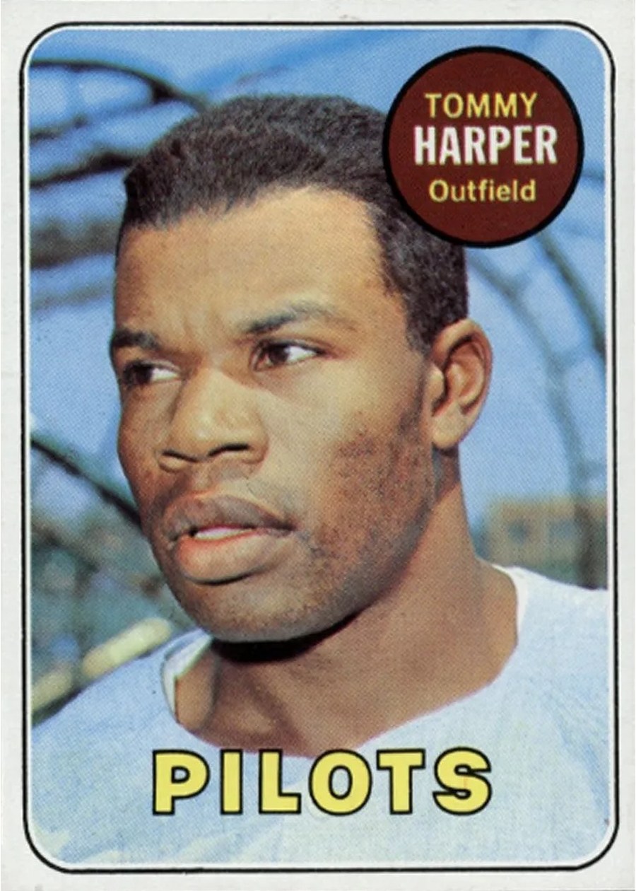 1969 Topps #42 Tommy Harper, Seattle Pilots