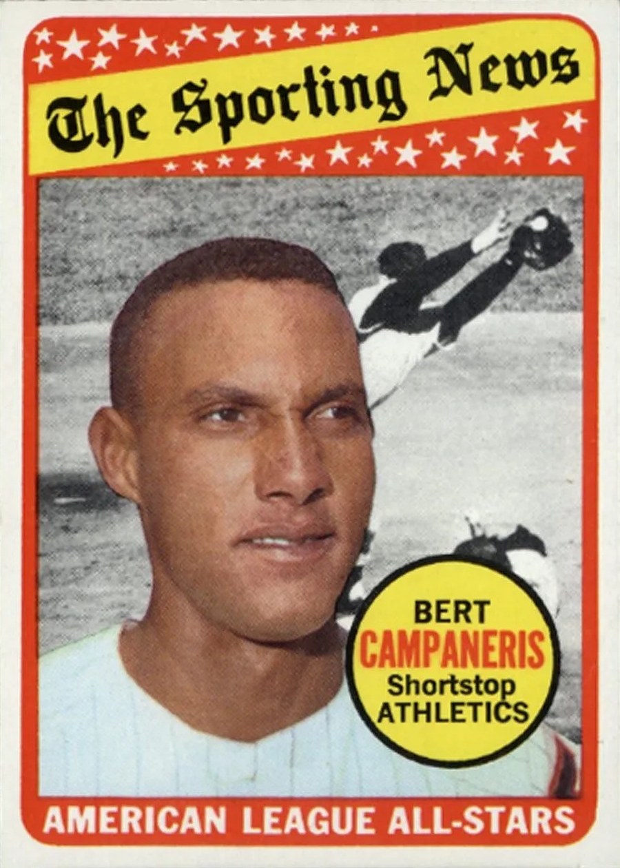 1969 Topps #423 Bert Campaneris, Oakland Athletics