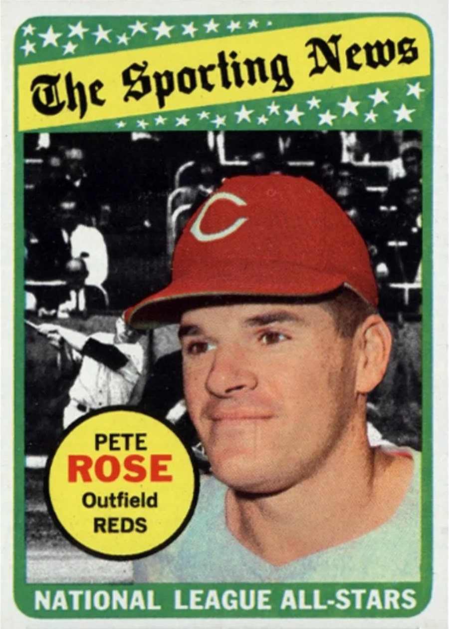 1969 Topps #424 Pete Rose, Cincinnati Reds