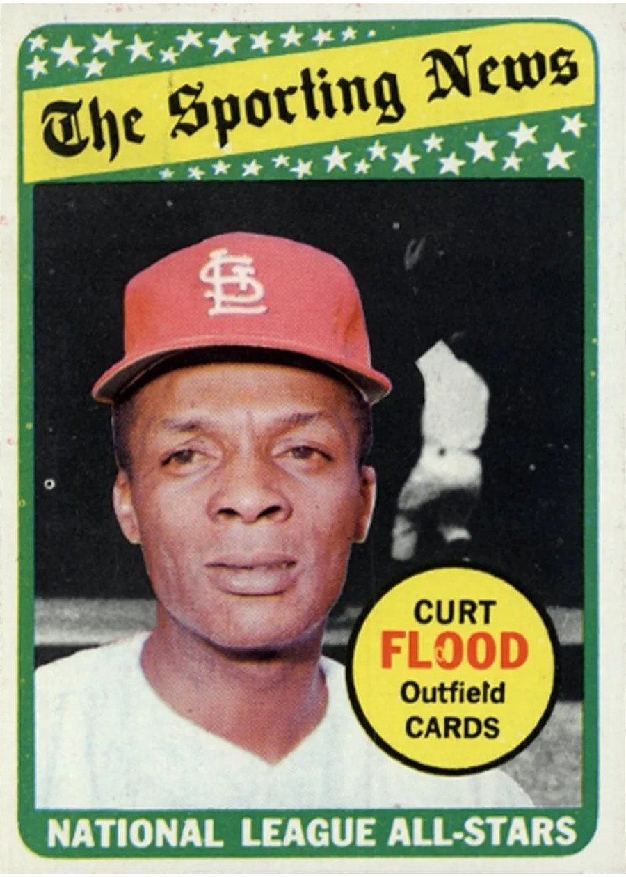 1969 Topps #426 Curt Flood, St. Louis Cardinals