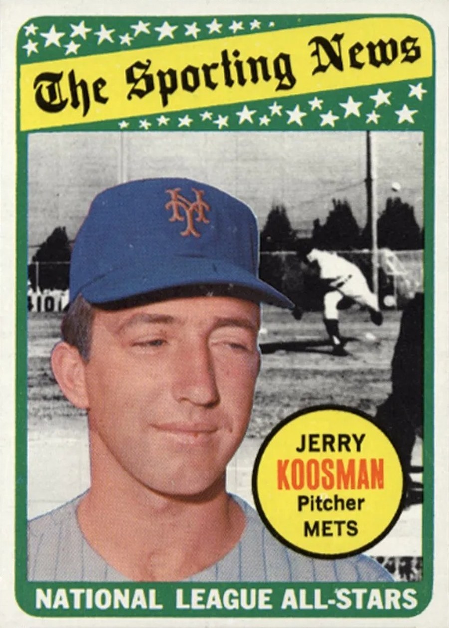 1969 Topps #434 Jerry Koosman, New York Mets