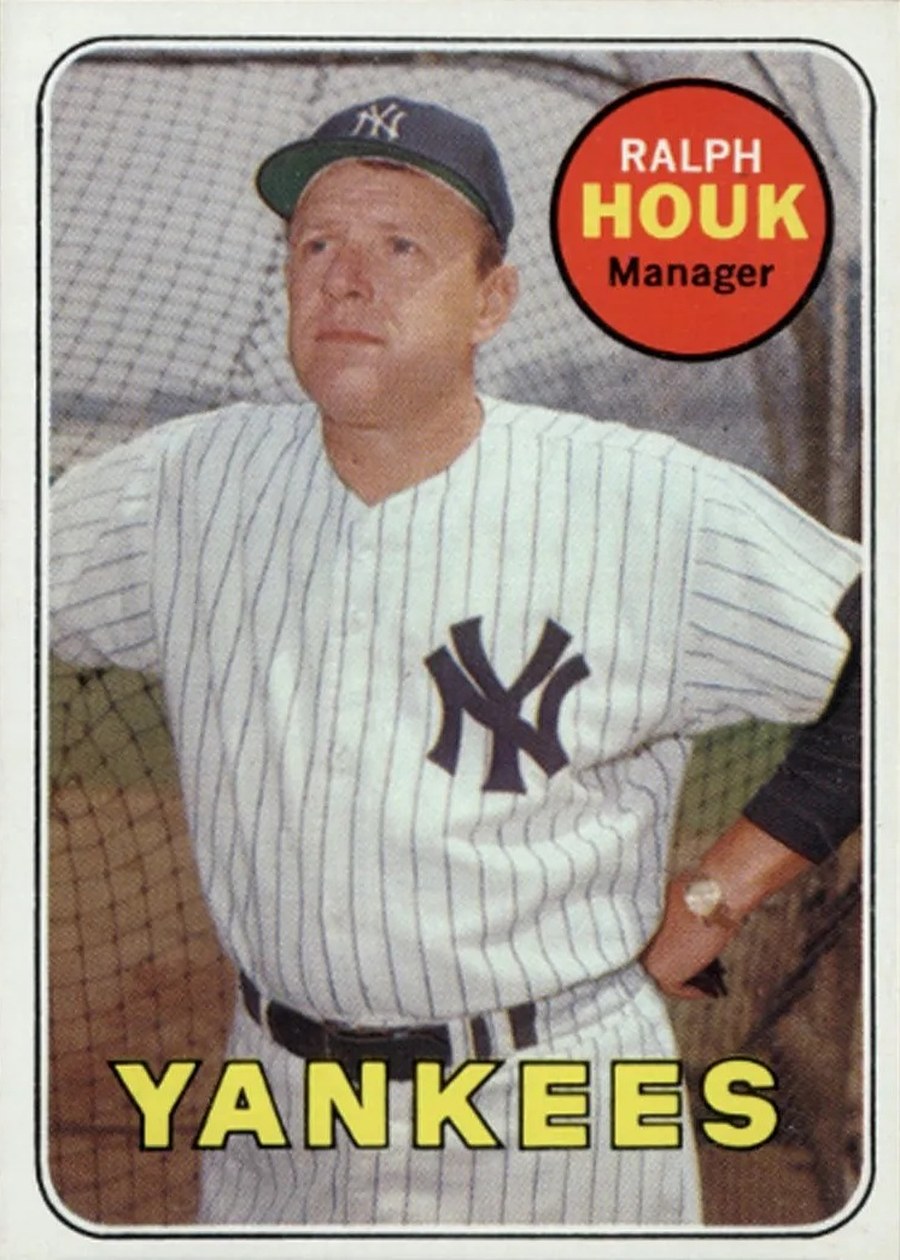 1969 Topps #447 Ralph Houk, New York Yankees