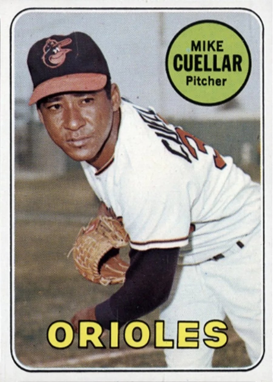 1969 Topps #453 Mike Cuellar, Baltimore Orioles