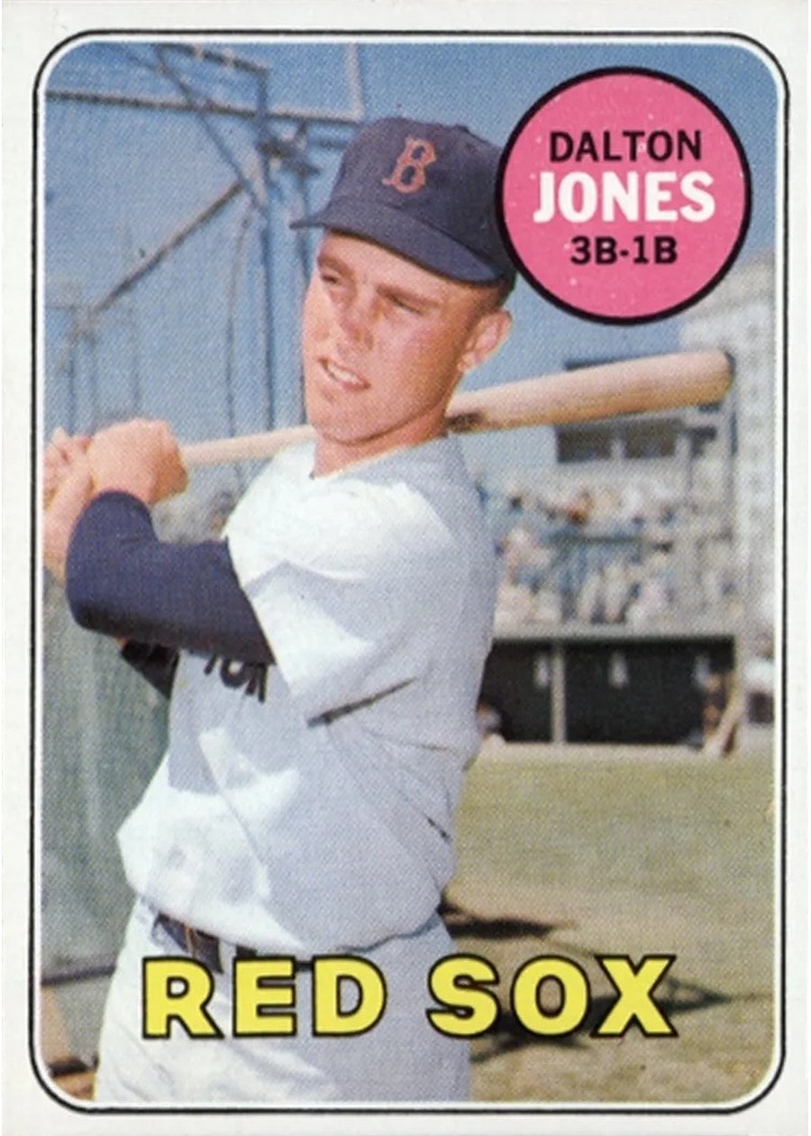1969 Topps #457 Dalton Jones, Boston Red Sox