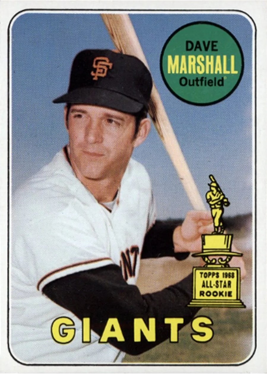 1969 Topps #464 Dave Marshall, San Francisco Giants