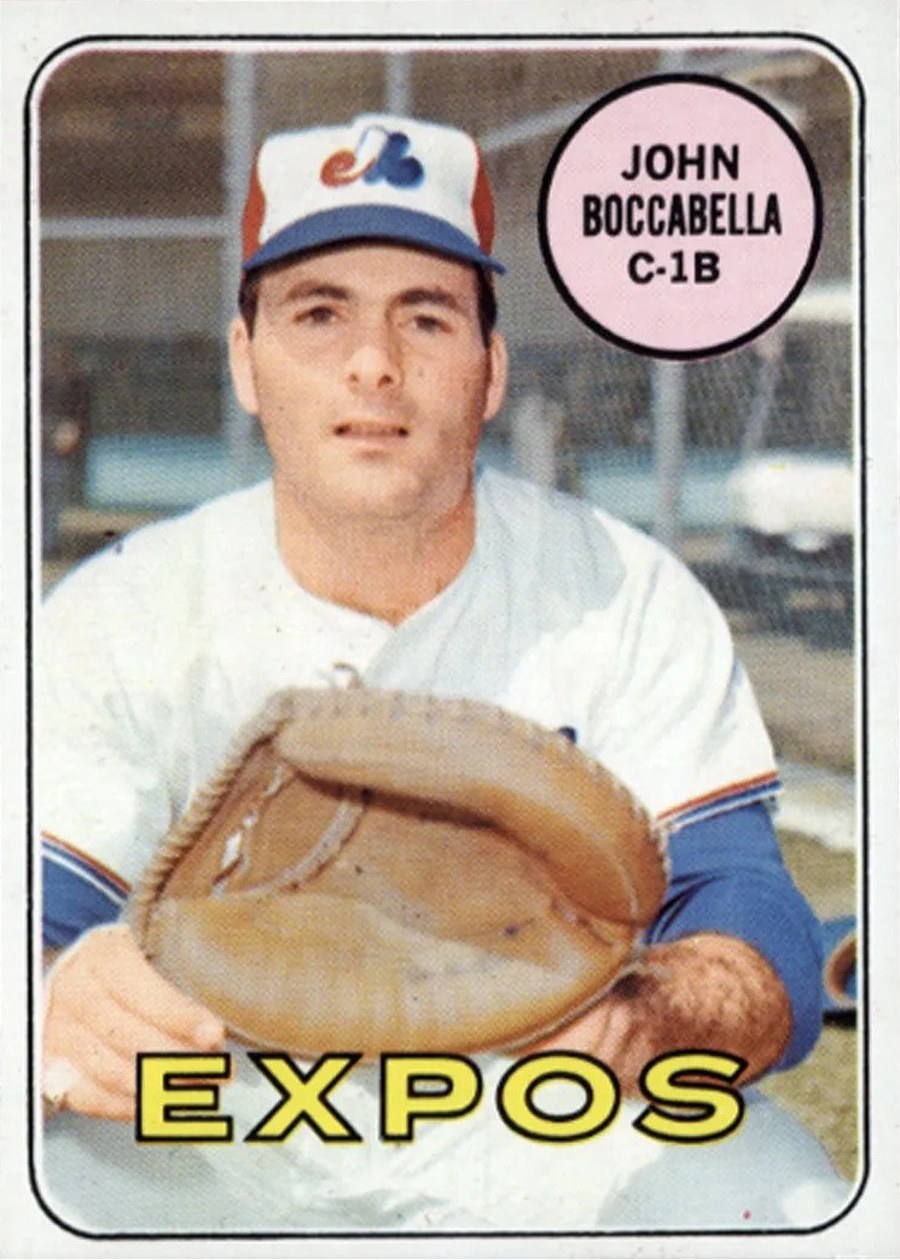 1969 Topps #466 John Boccabella, Montreal Expos