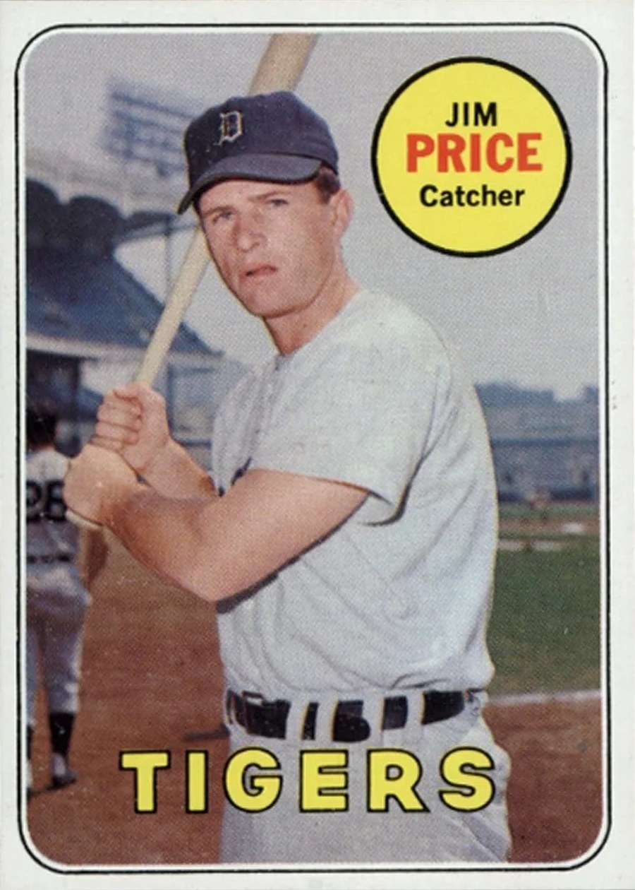 1969 Topps #472 Jim Price, Detroit Tigers
