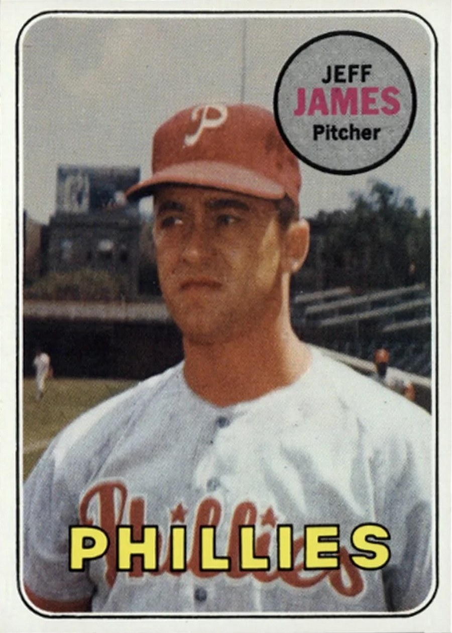 1969 Topps #477 Jeff James, Philadelphia Phillies