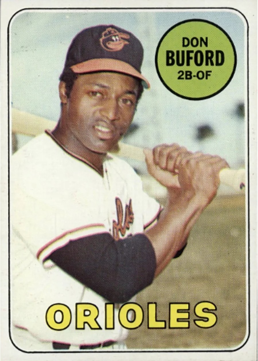 1969 Topps #478 Don Buford, Baltimore Orioles