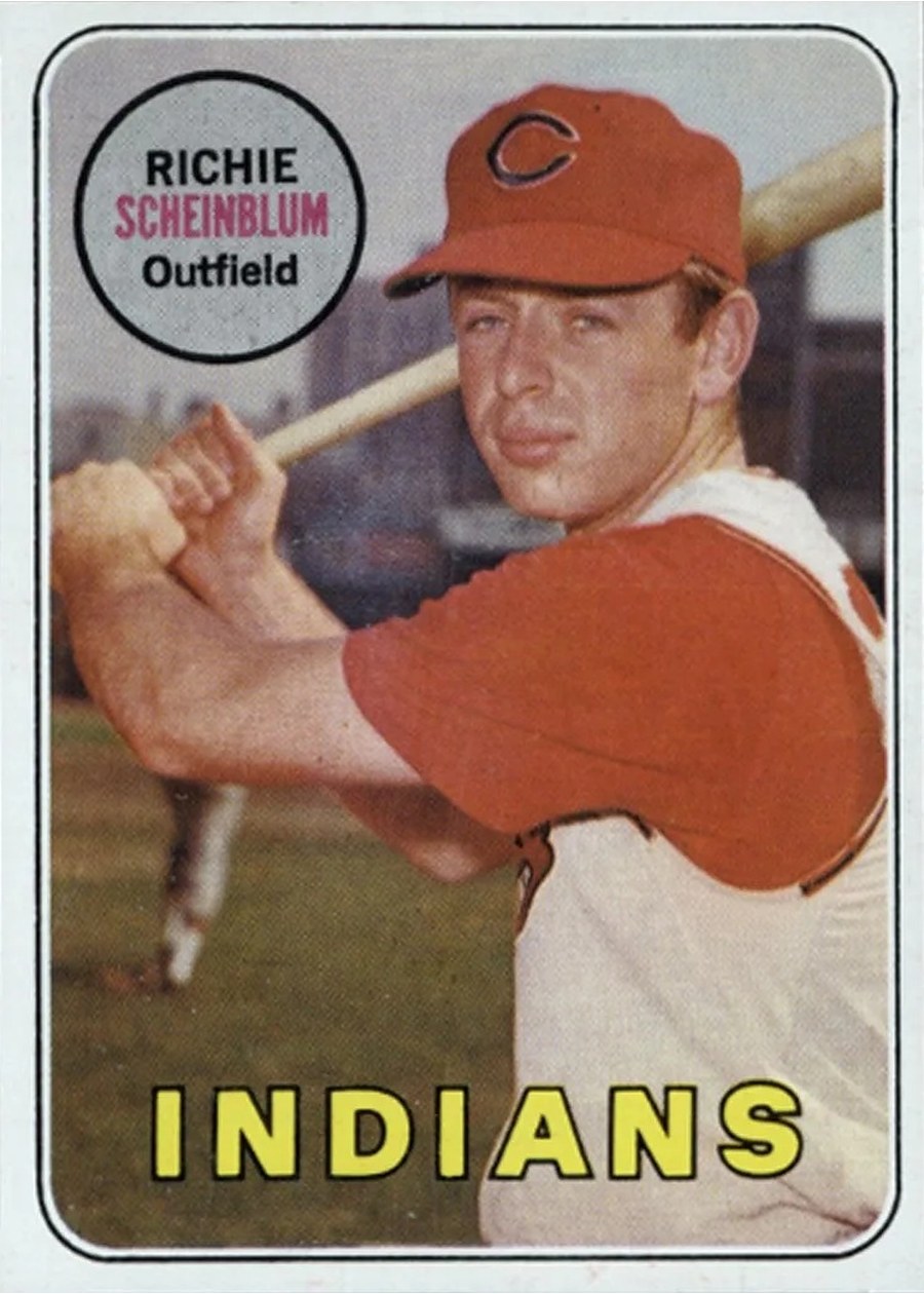 1969 Topps #479 Richie Scheinblum, Cleveland Indians