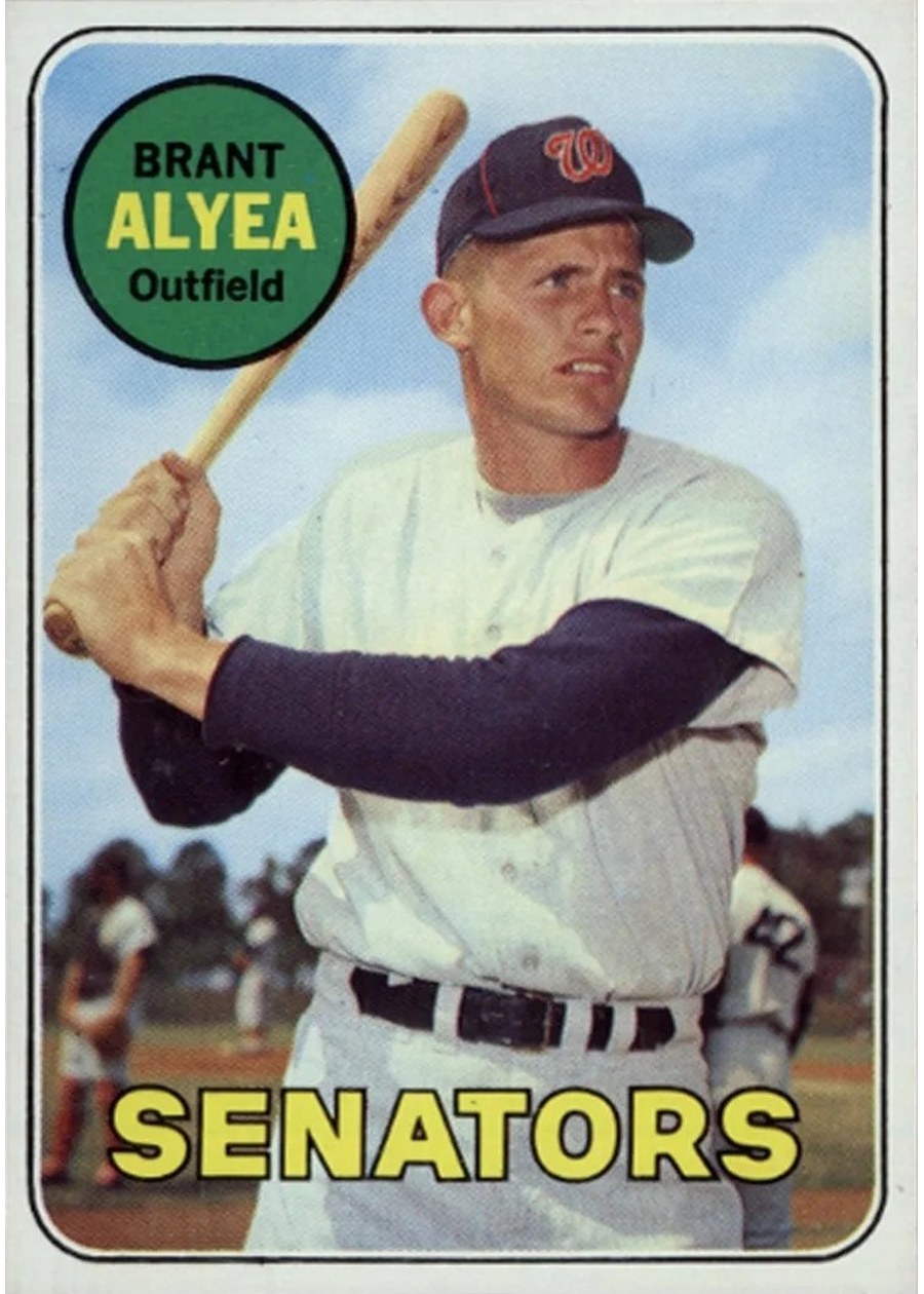 1969 Topps #48 Brant Alyea, Washington Senators
