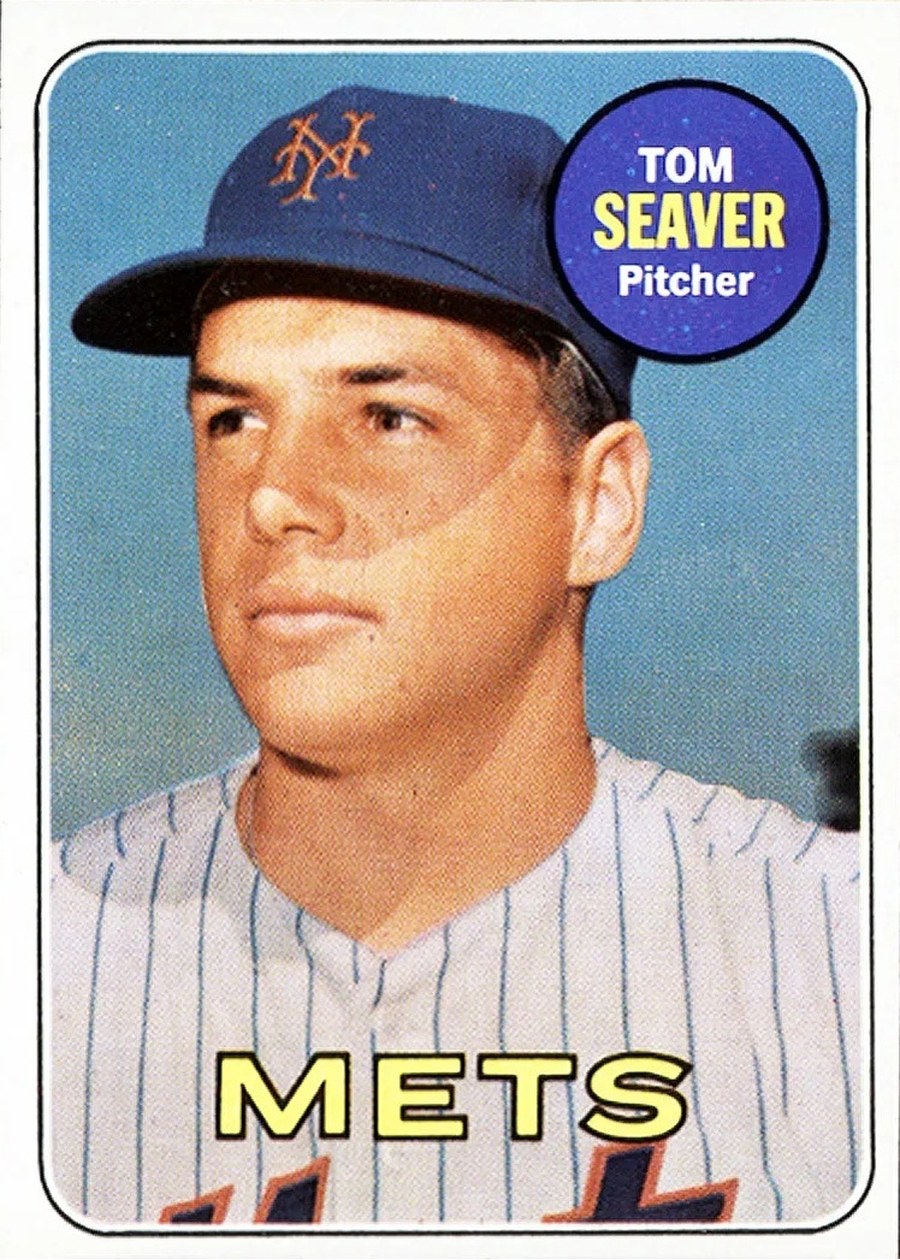 1969 Topps #480 Tom Seaver, New York Mets