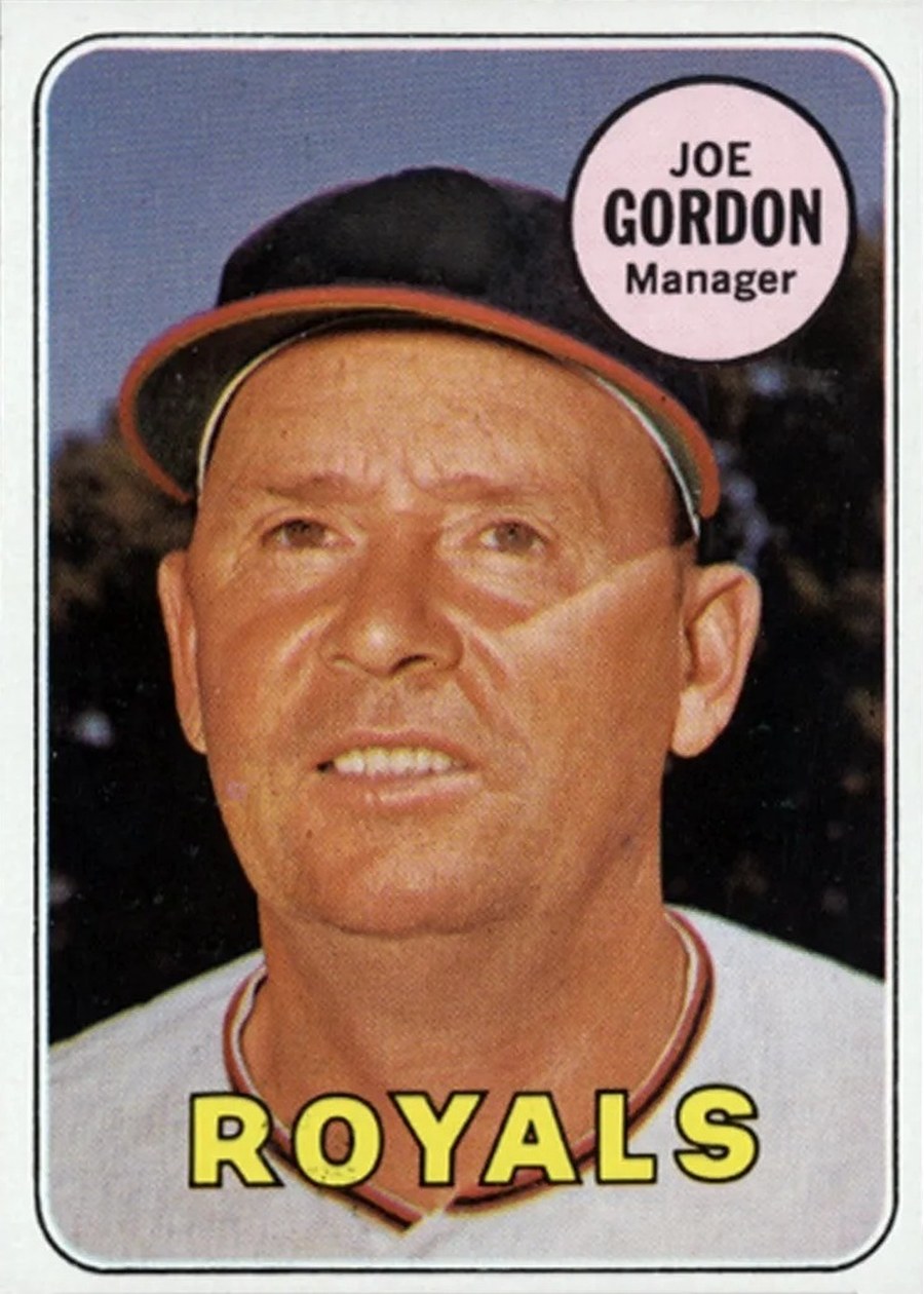 1969 Topps #484 Joe Gordon, Kansas City Royals