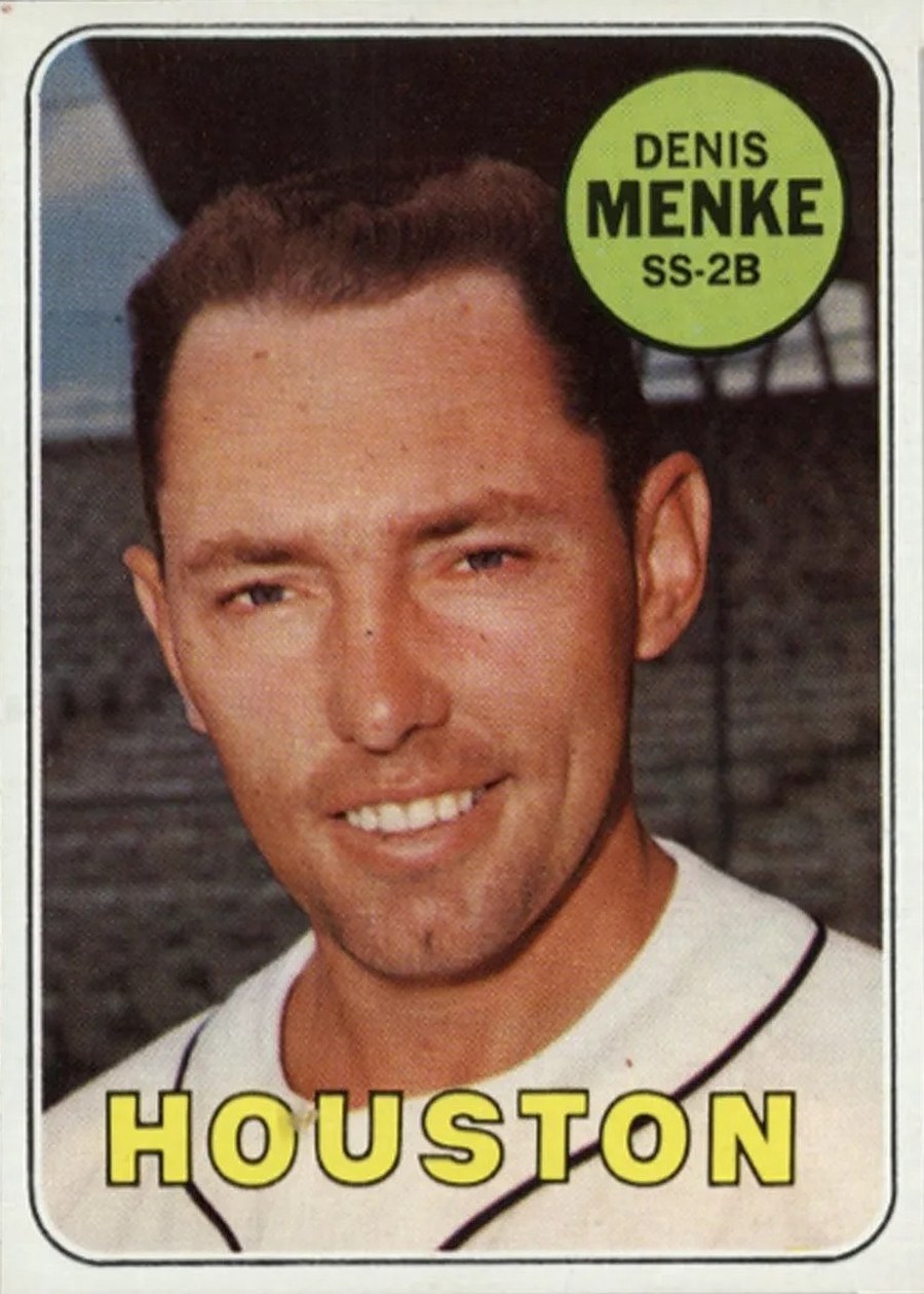 1969 Topps #487 Denis Menke, Houston Astros