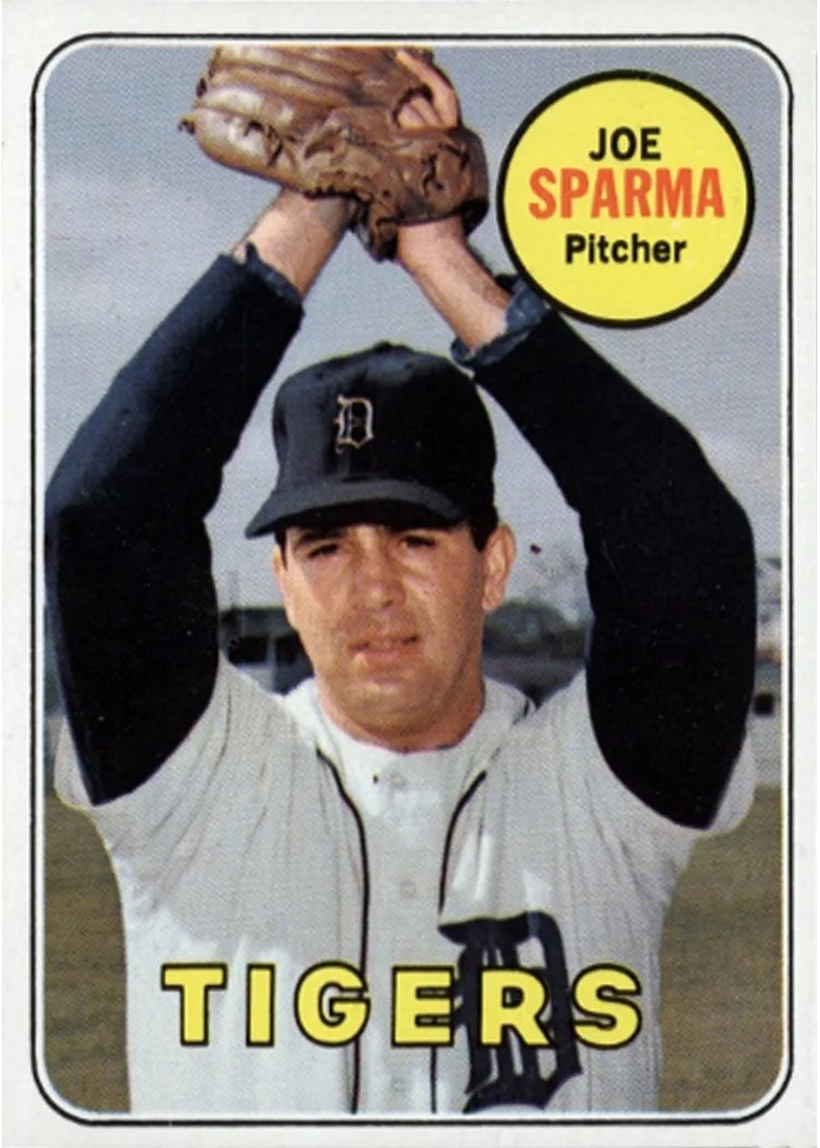 1969 Topps #488 Joe Sparma, Detroit Tigers