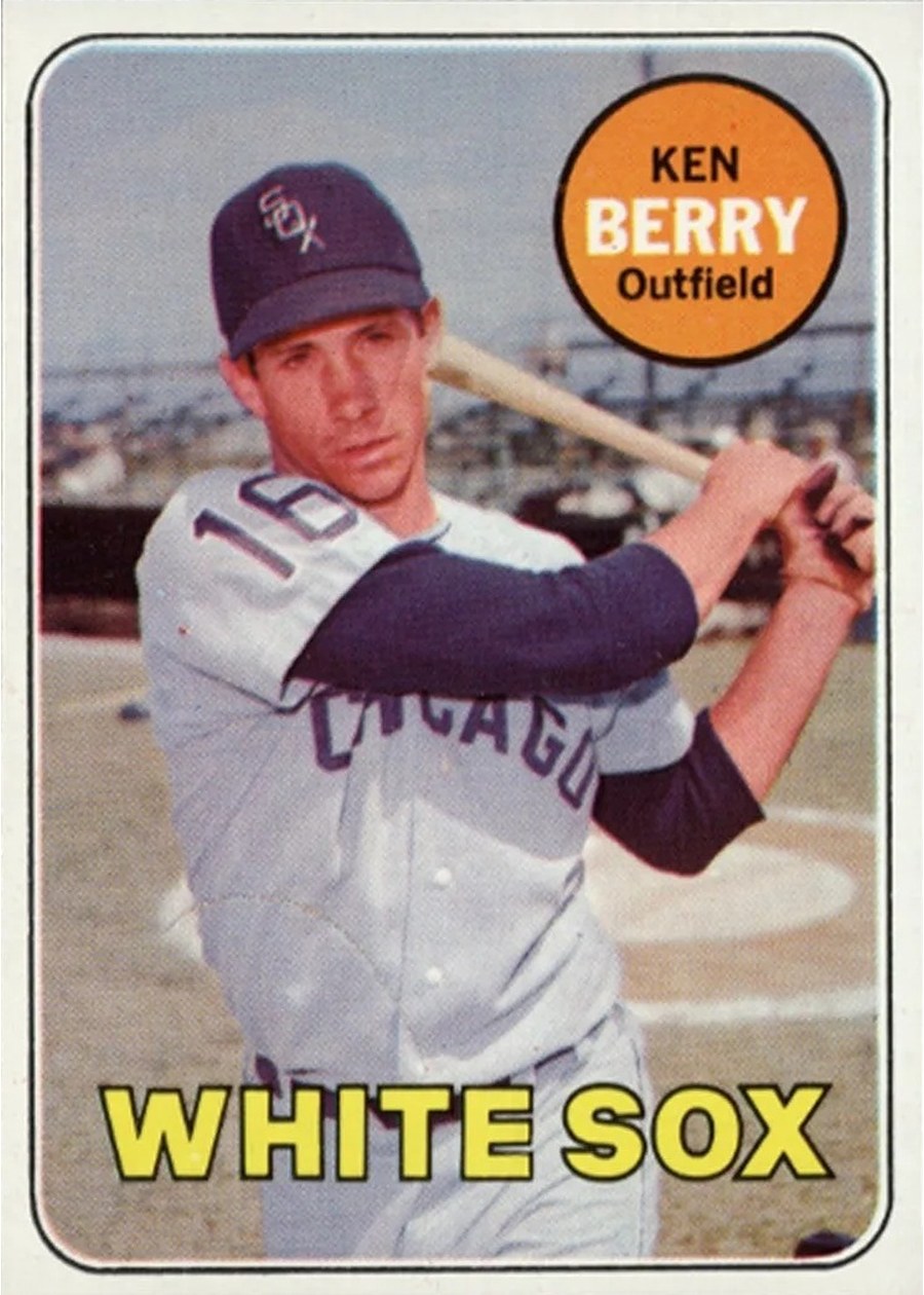 1969 Topps #494 Ken Berry, Chicago White Sox