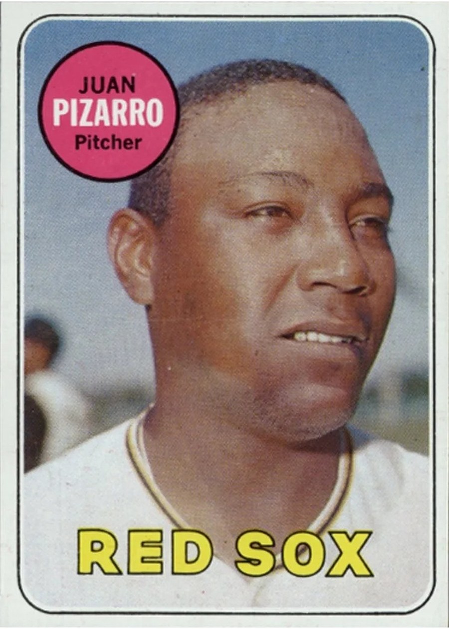 1969 Topps #498 Juan Pizarro, Boston Red Sox