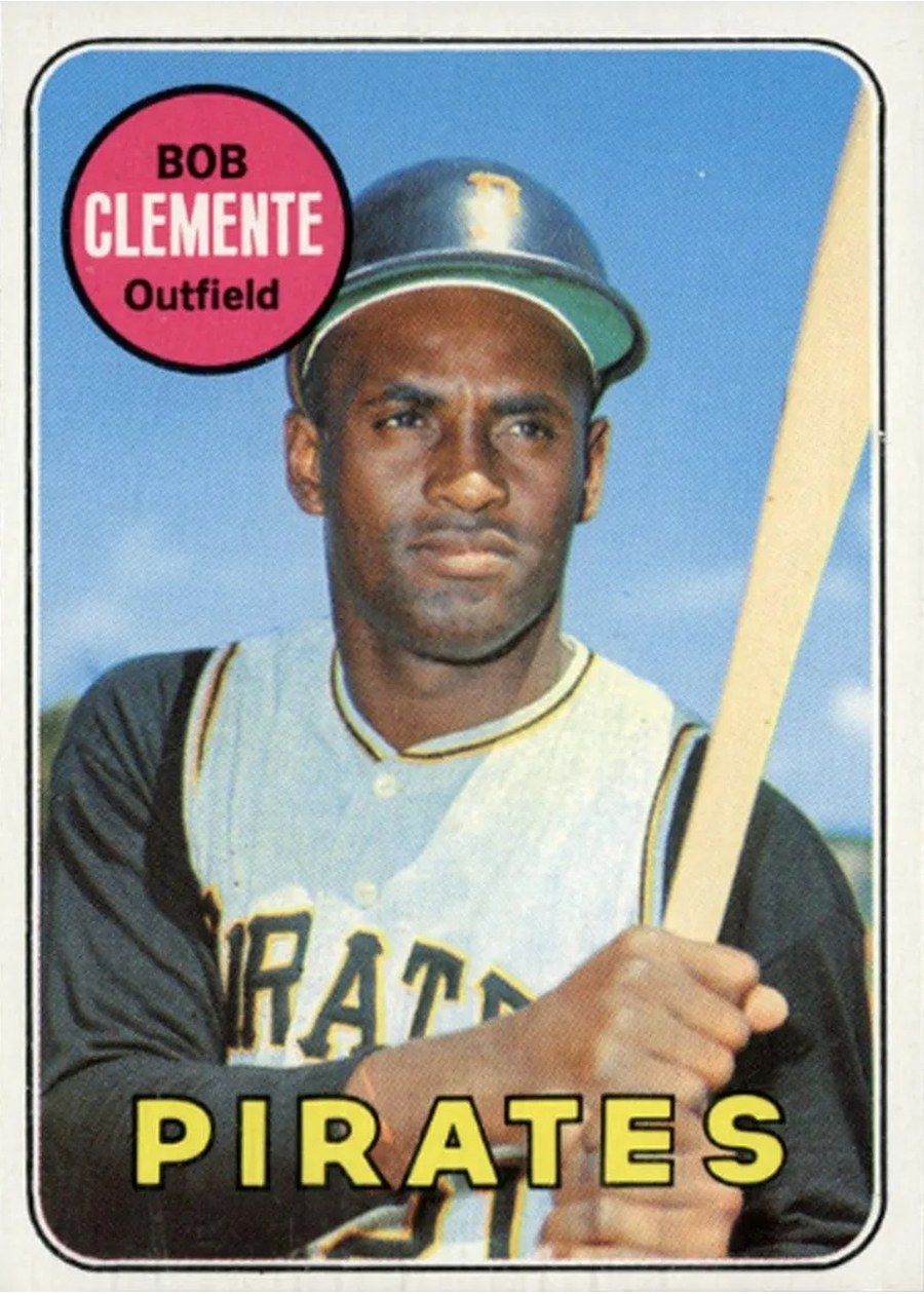 1969 Topps #50 Bob Clemente, Pittsburgh Pirates