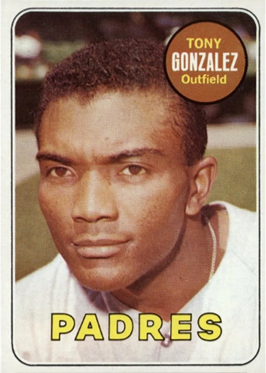 1969 Topps #501 Tony Gonzalez, San Diego Padres