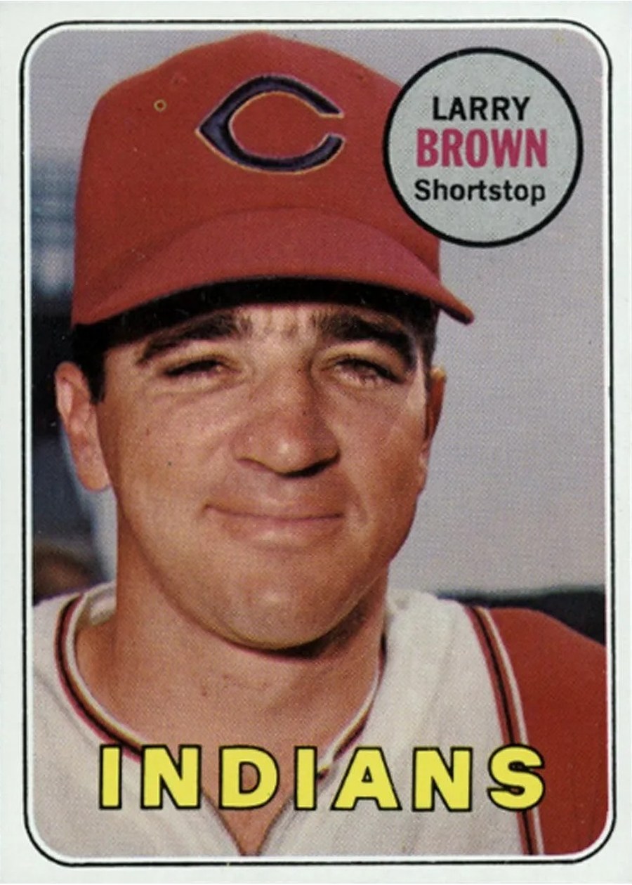 1969 Topps #503 Larry Brown, Cleveland Indians