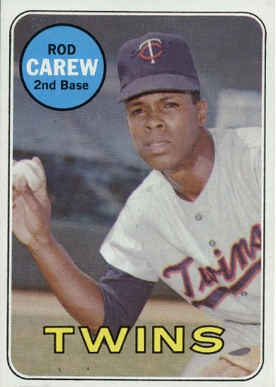 1969 Topps #510 Rod Carew, Minnesota Twins