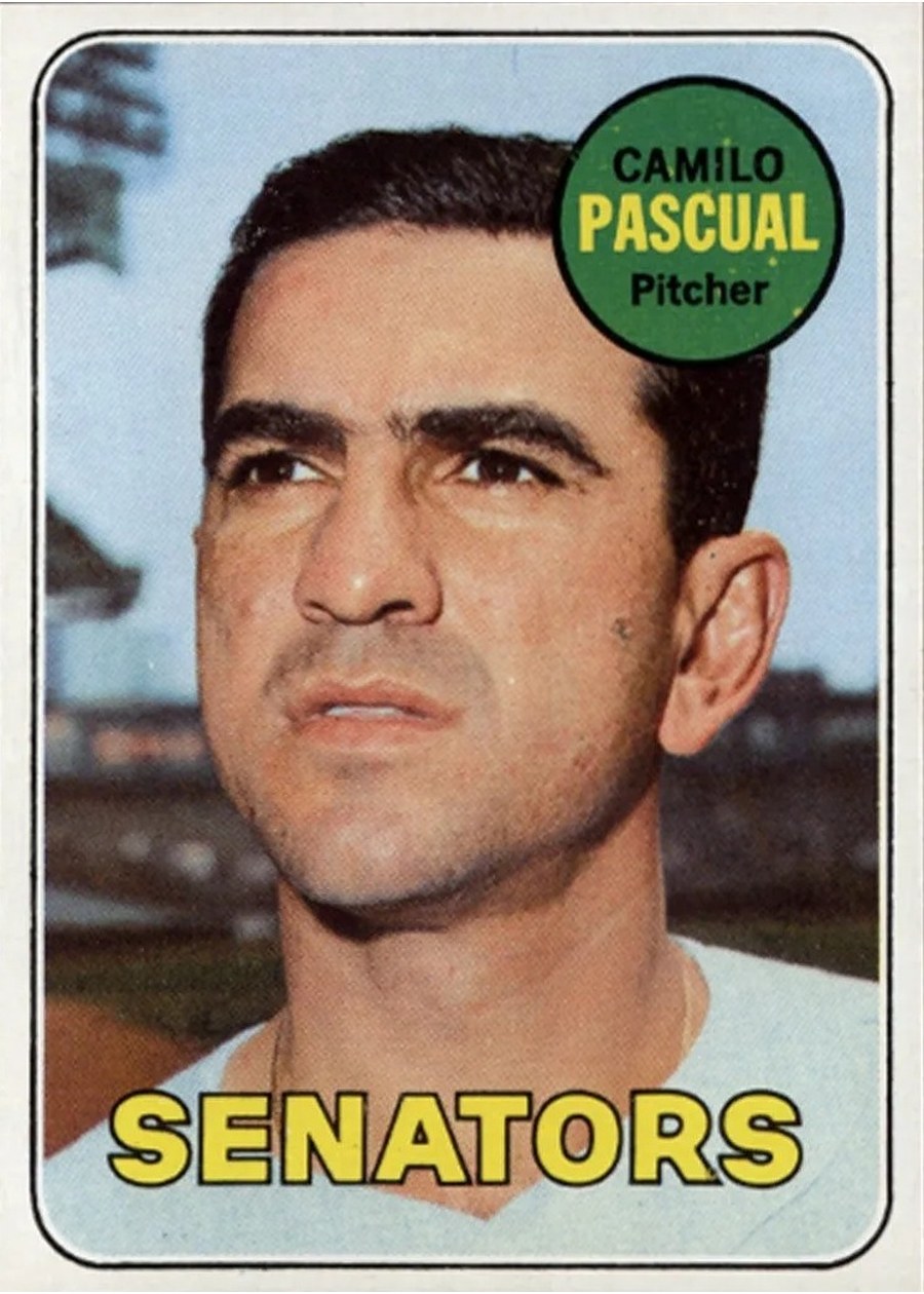 1969 Topps #513 Camilo Pascual, Washington Senators
