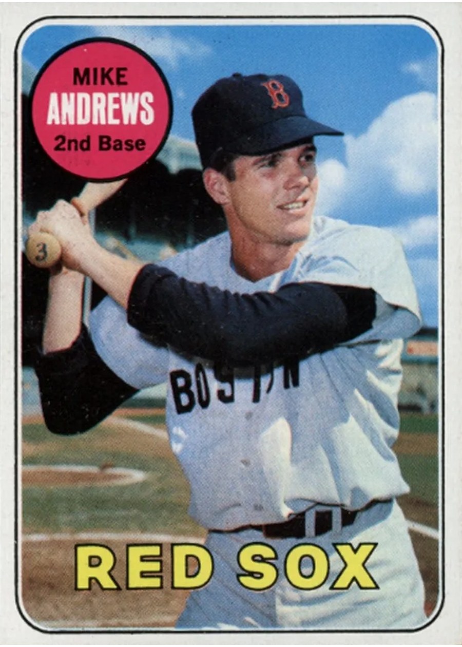 1969 Topps #52 Mike Andrews, Boston Red Sox