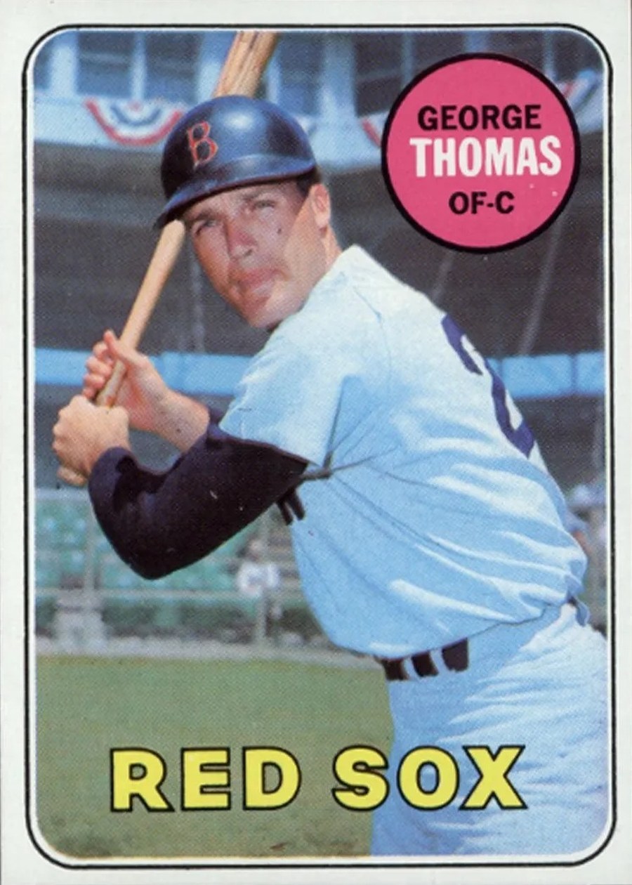 1969 Topps #521 George Thomas, Boston Red Sox