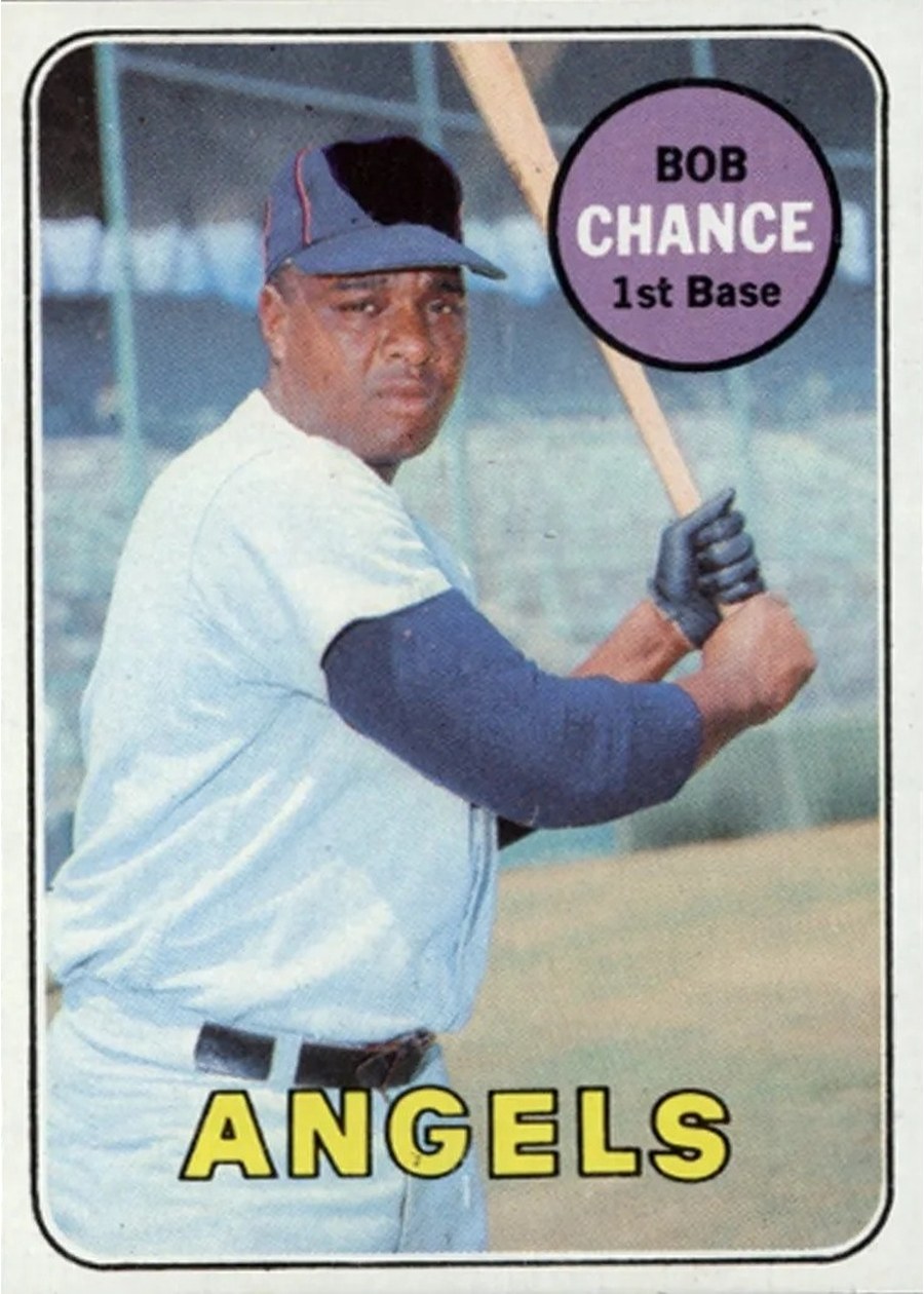 1969 Topps #523 Bob Chance, California Angels