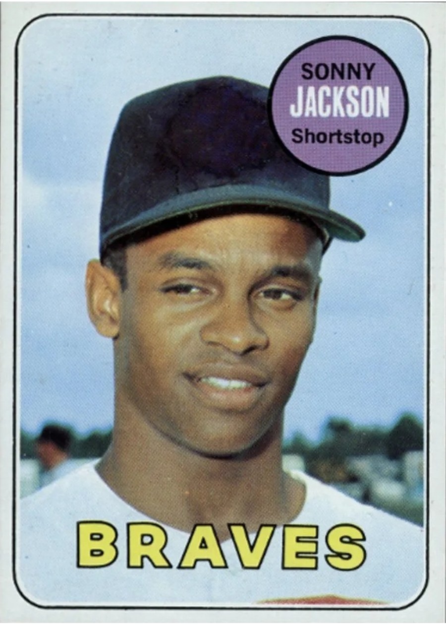 1969 Topps #53 Sonny Jackson, Atlanta Braves