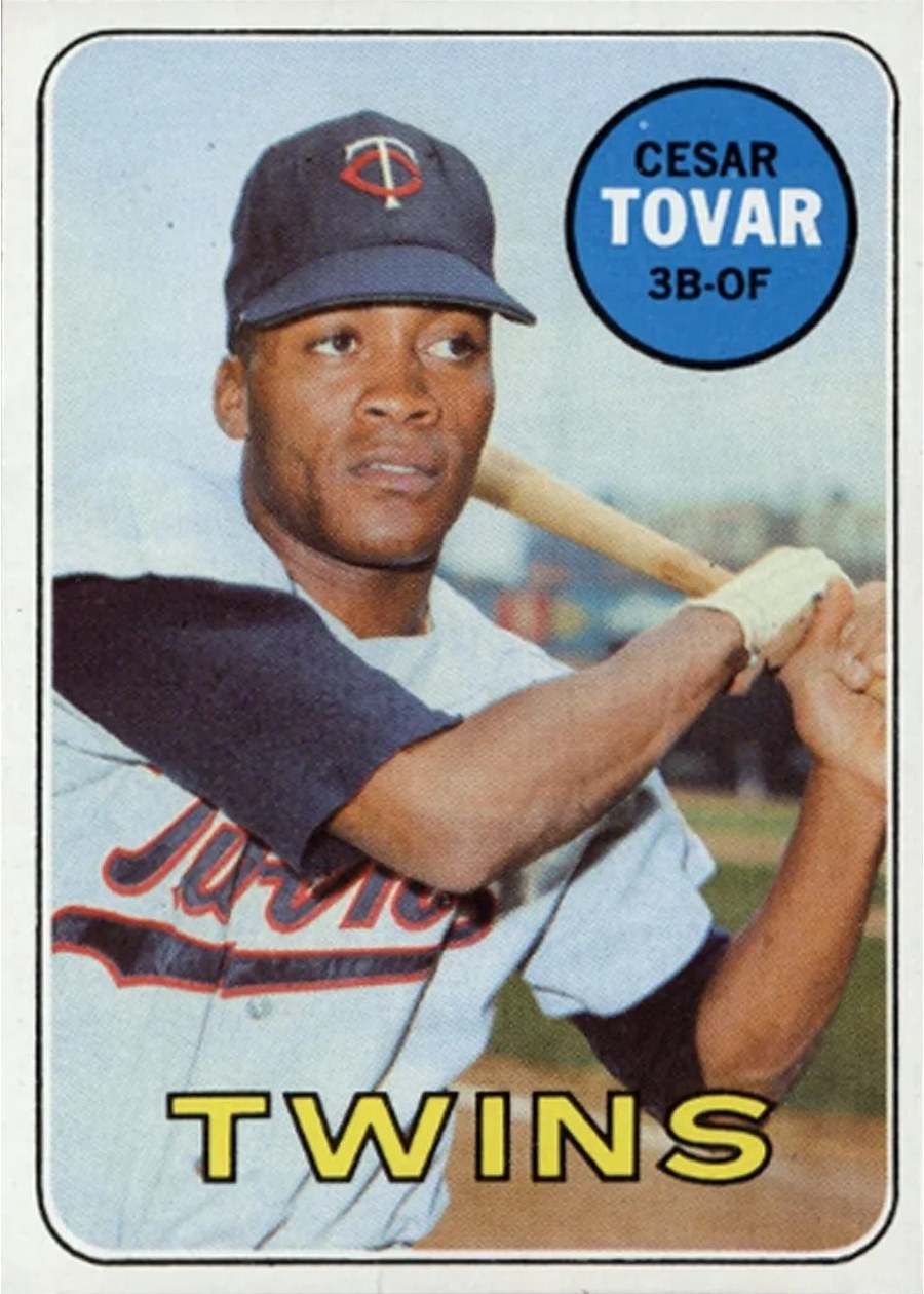 1969 Topps #530 Cesar Tovar, Minnesota Twins