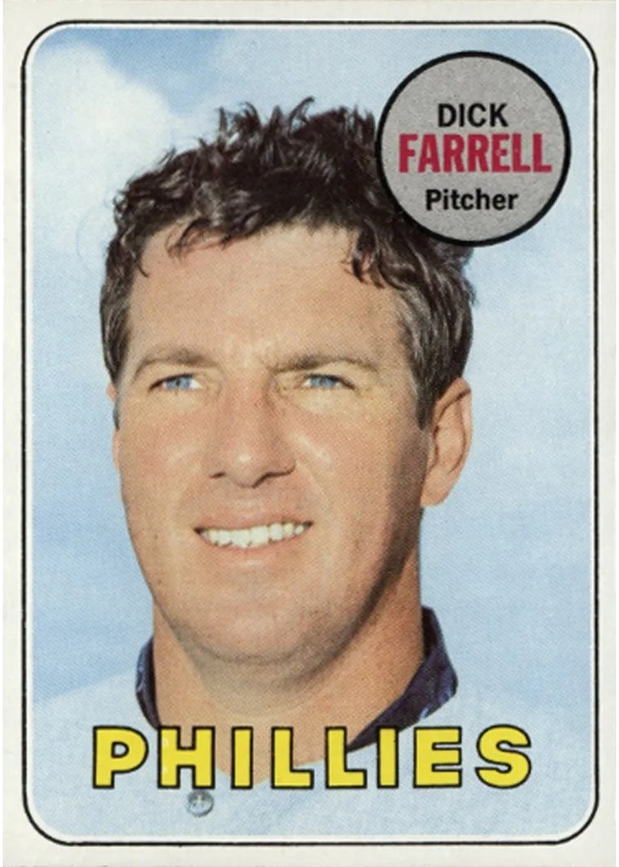 1969 Topps #531 Dick Farrell, Philadelphia Phillies