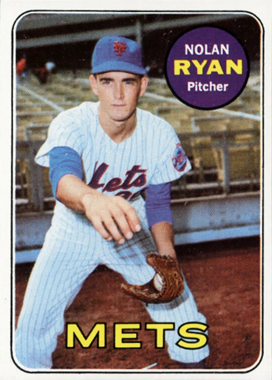 1969 Topps #533 Nolan Ryan, New York Mets