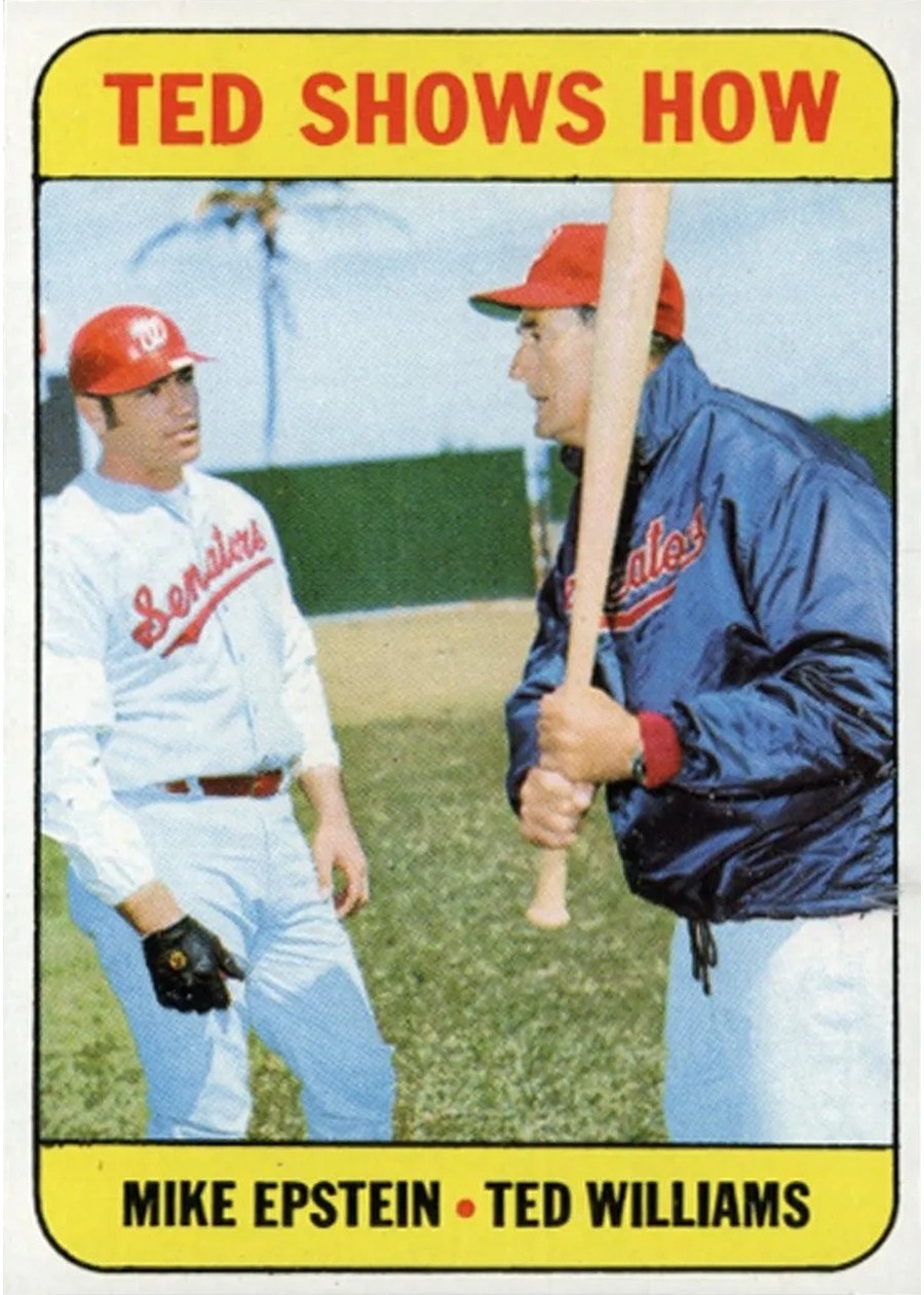 1969 Topps #539 Ted Shows How, Washington Senators