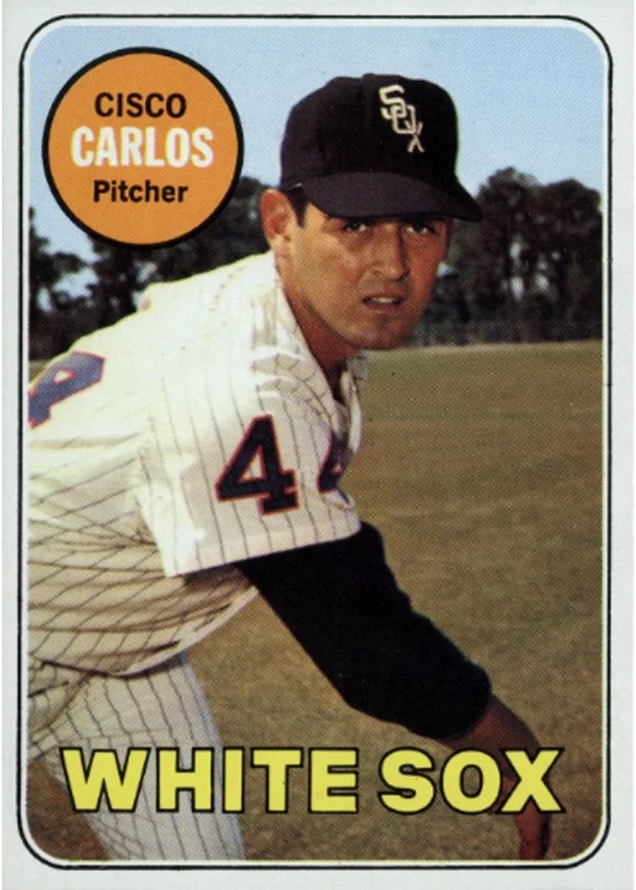 1969 Topps #54 Cisco Carlos, Chicago White Sox