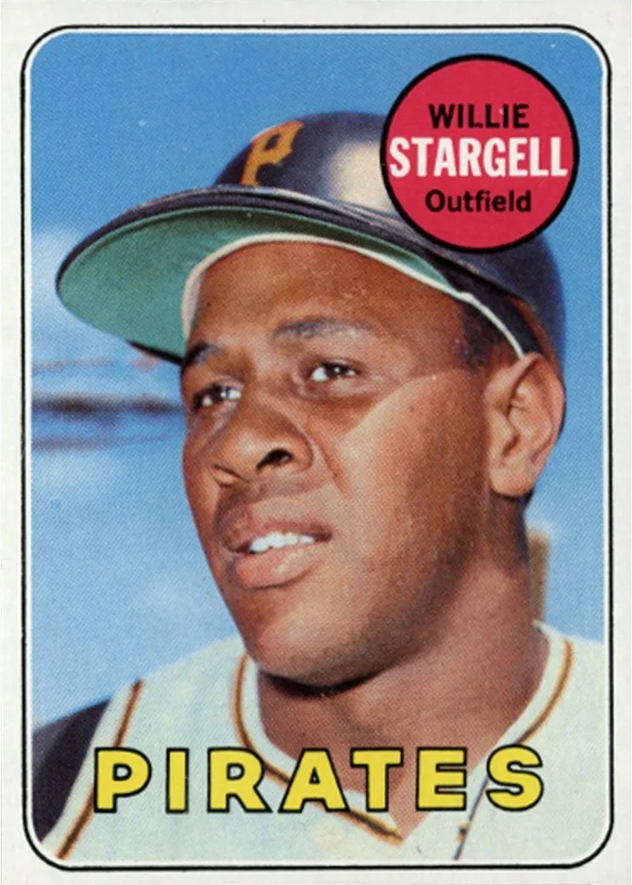 1969 Topps #545 Willie Stargell, Pittsburgh Pirates