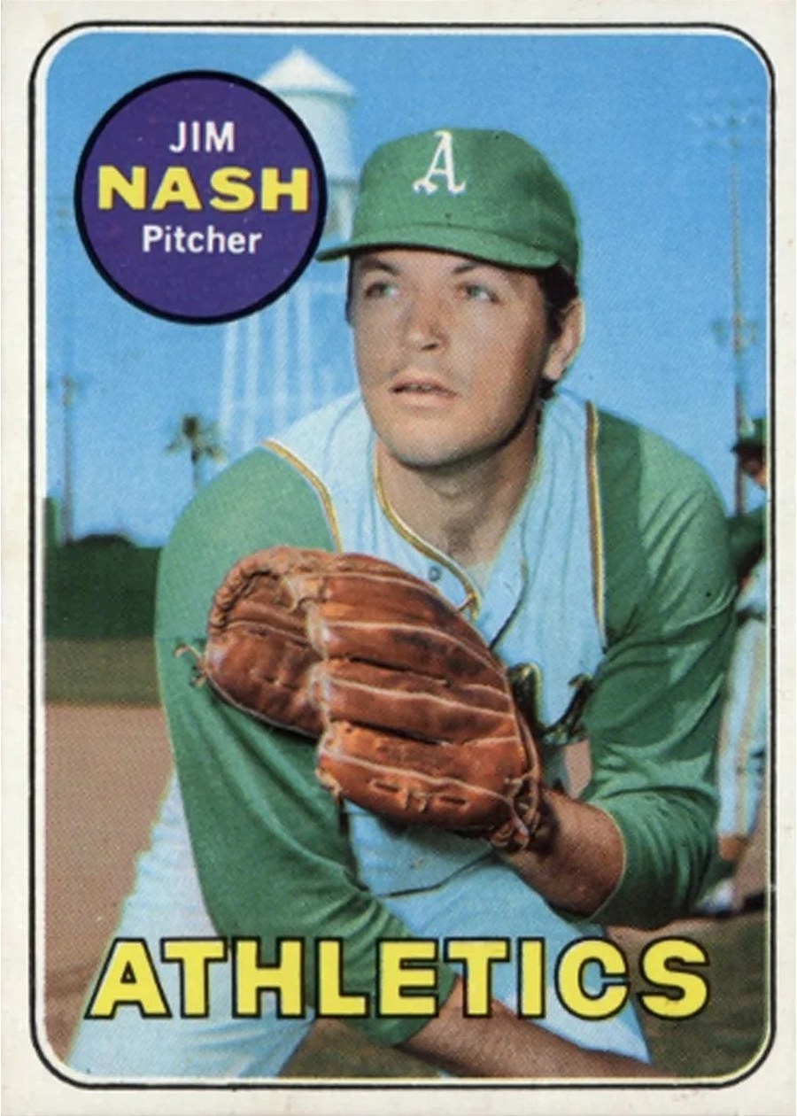 1969 Topps #546 Jim Nash, Oakland Athletics