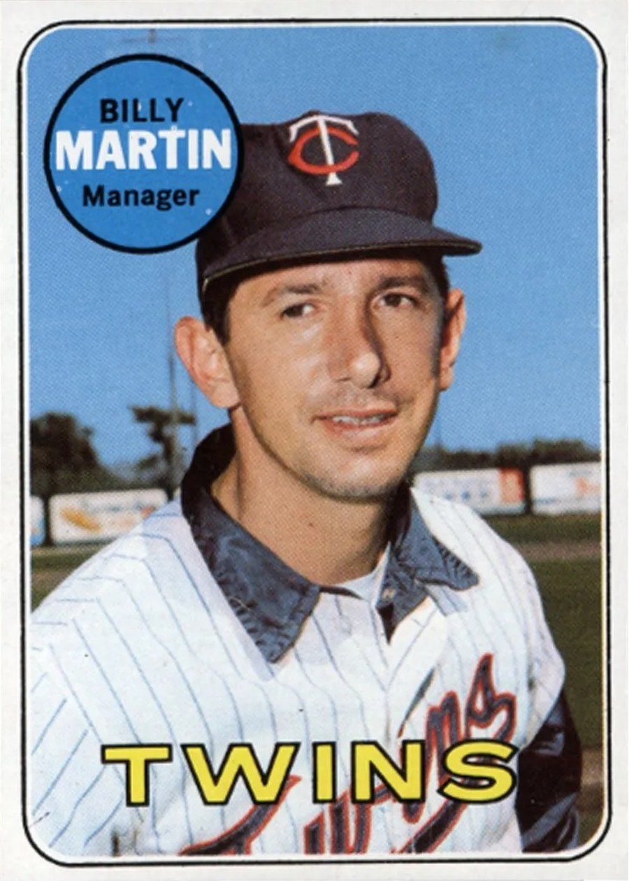 1969 Topps #547 Billy Martin, Minnesota Twins