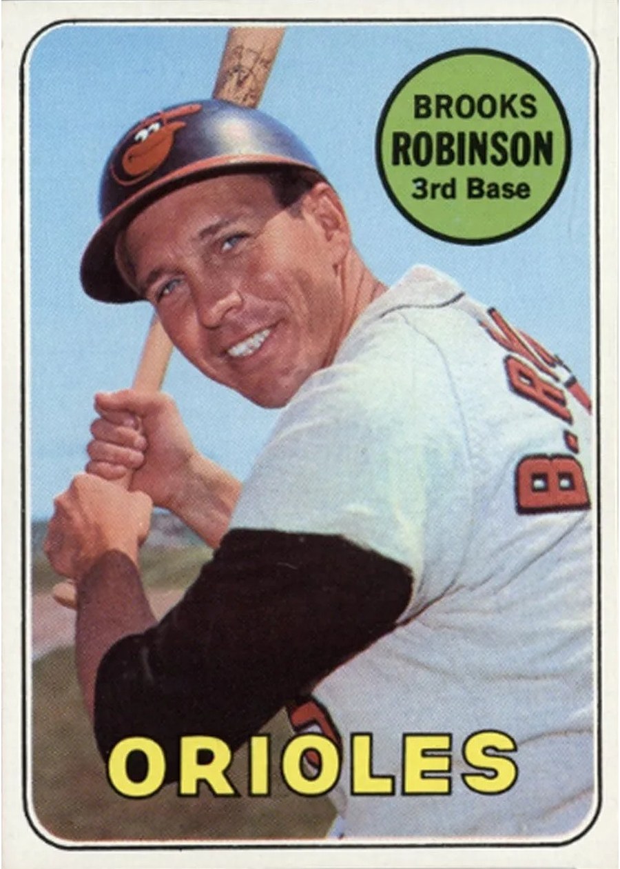 1969 Topps #550 Brooks Robinson, Baltimore Orioles