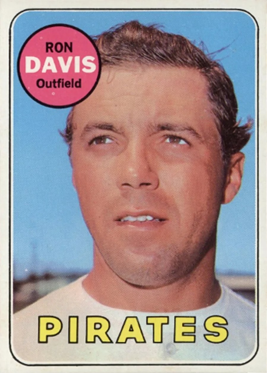 1969 Topps #553 Ron Davis, Pittsburgh Pirates