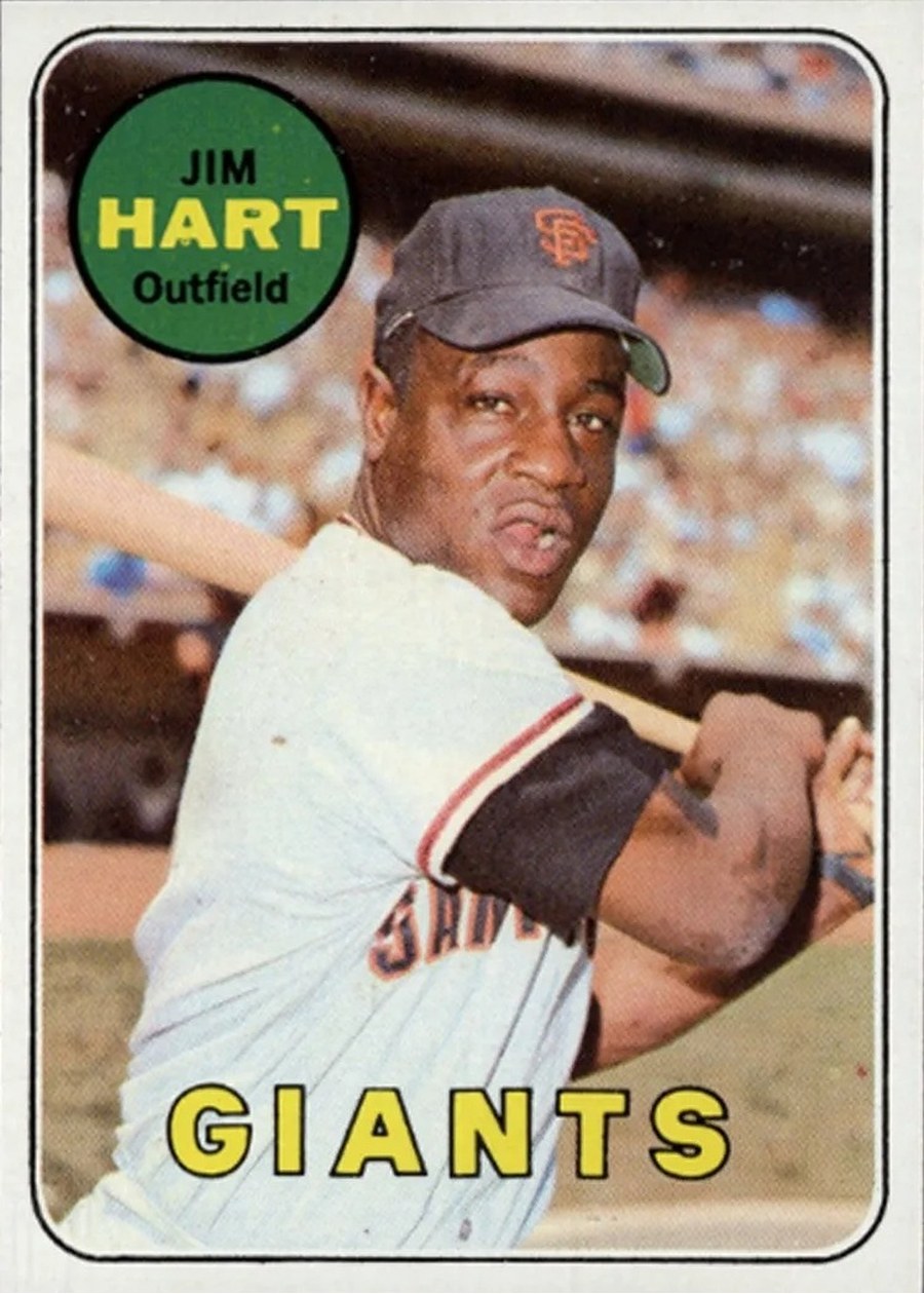 1969 Topps #555 Jim Hart, San Francisco Giants