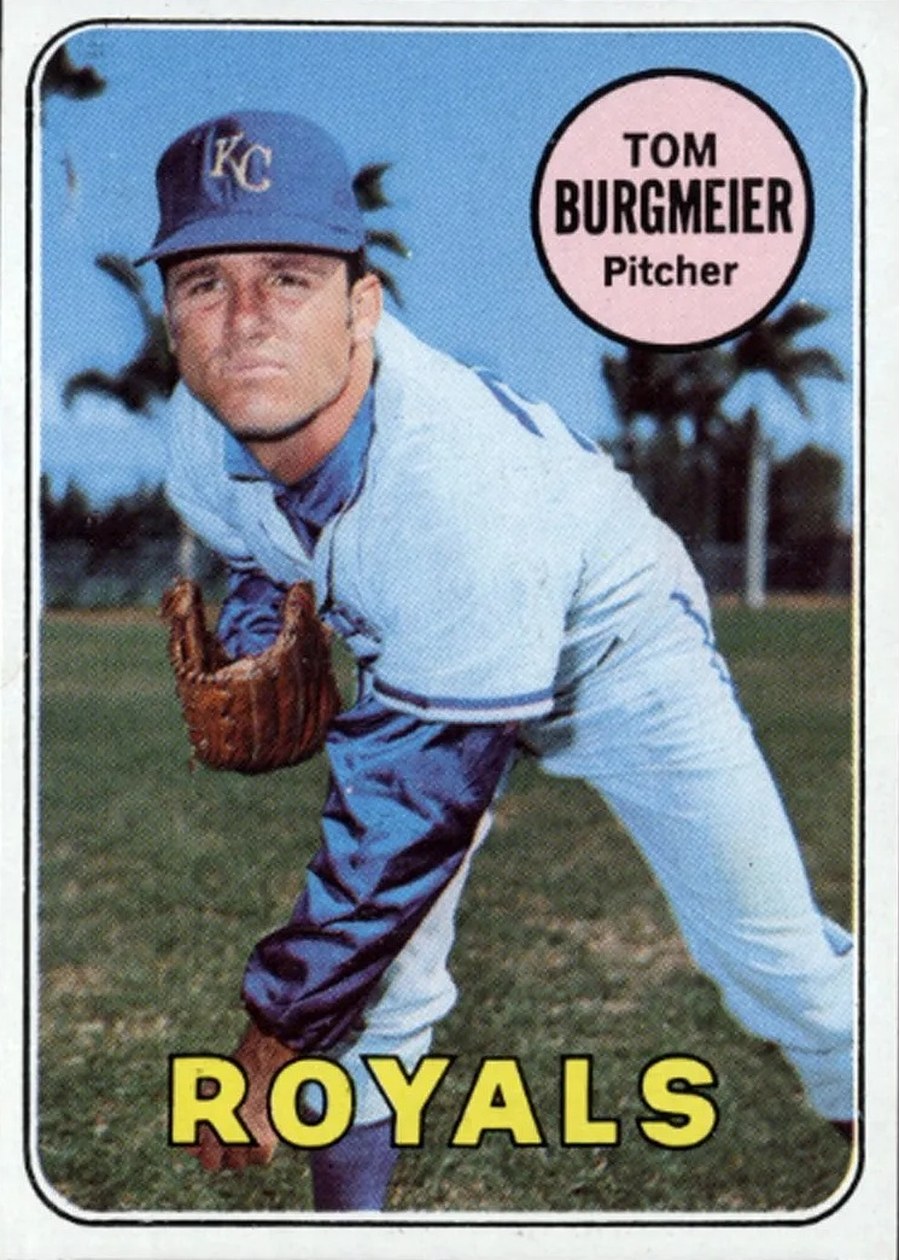 1969 Topps #558 Tom Burgmeier, Kansas City Royals