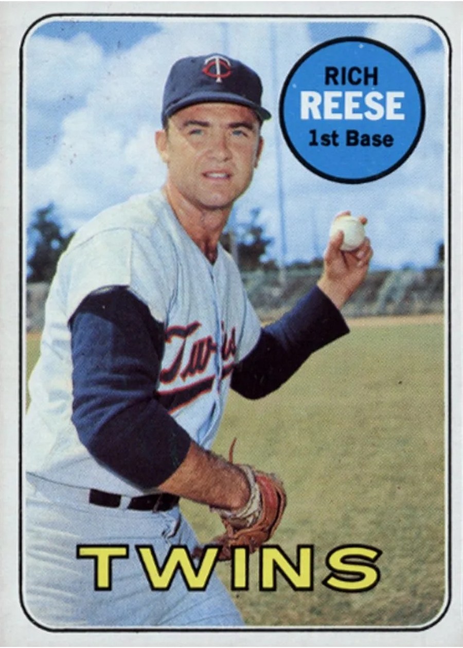 1969 Topps #56 Rich Reese, Minnesota Twins
